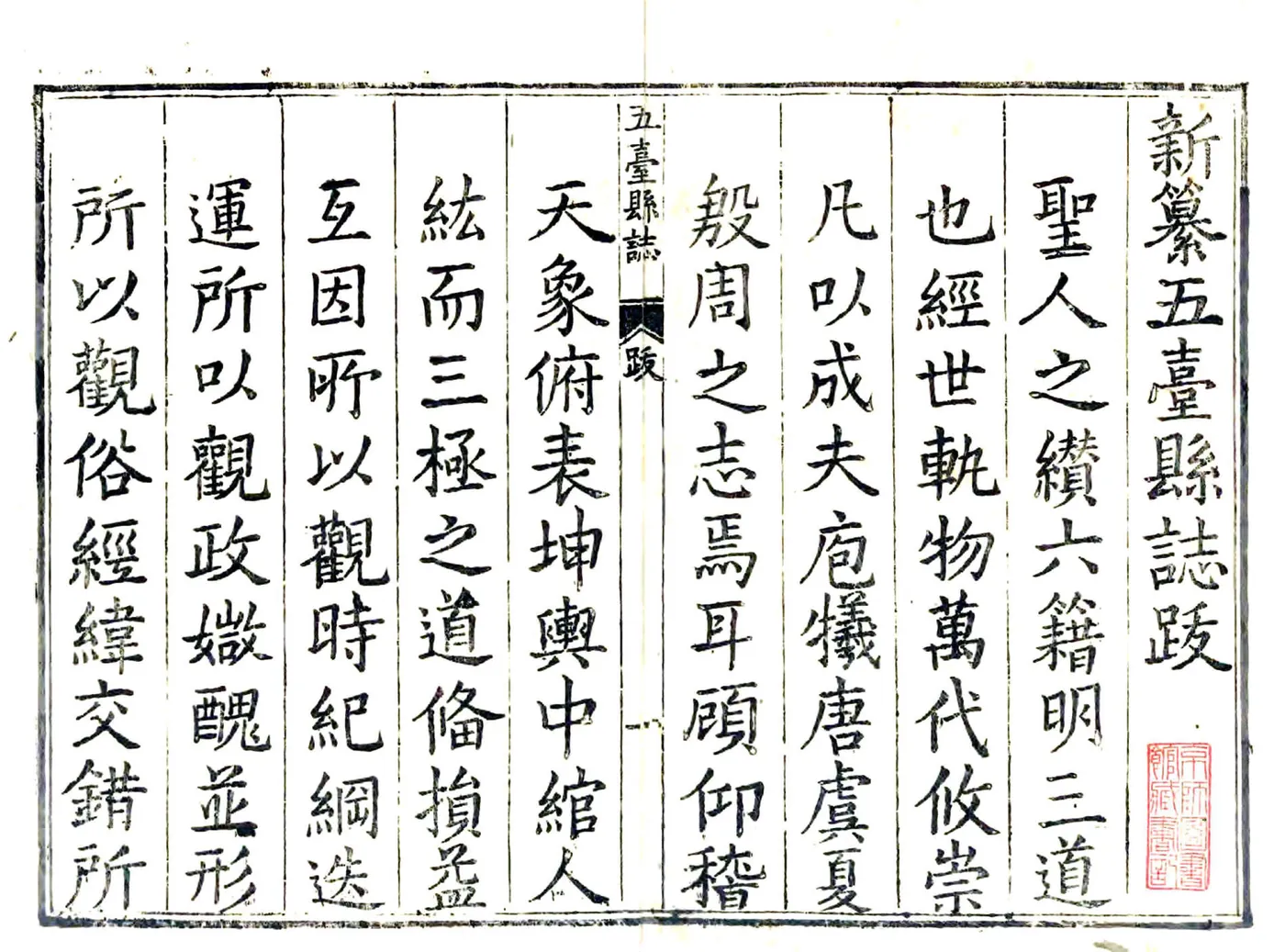 五台县志（康熙） 在线预览第1页