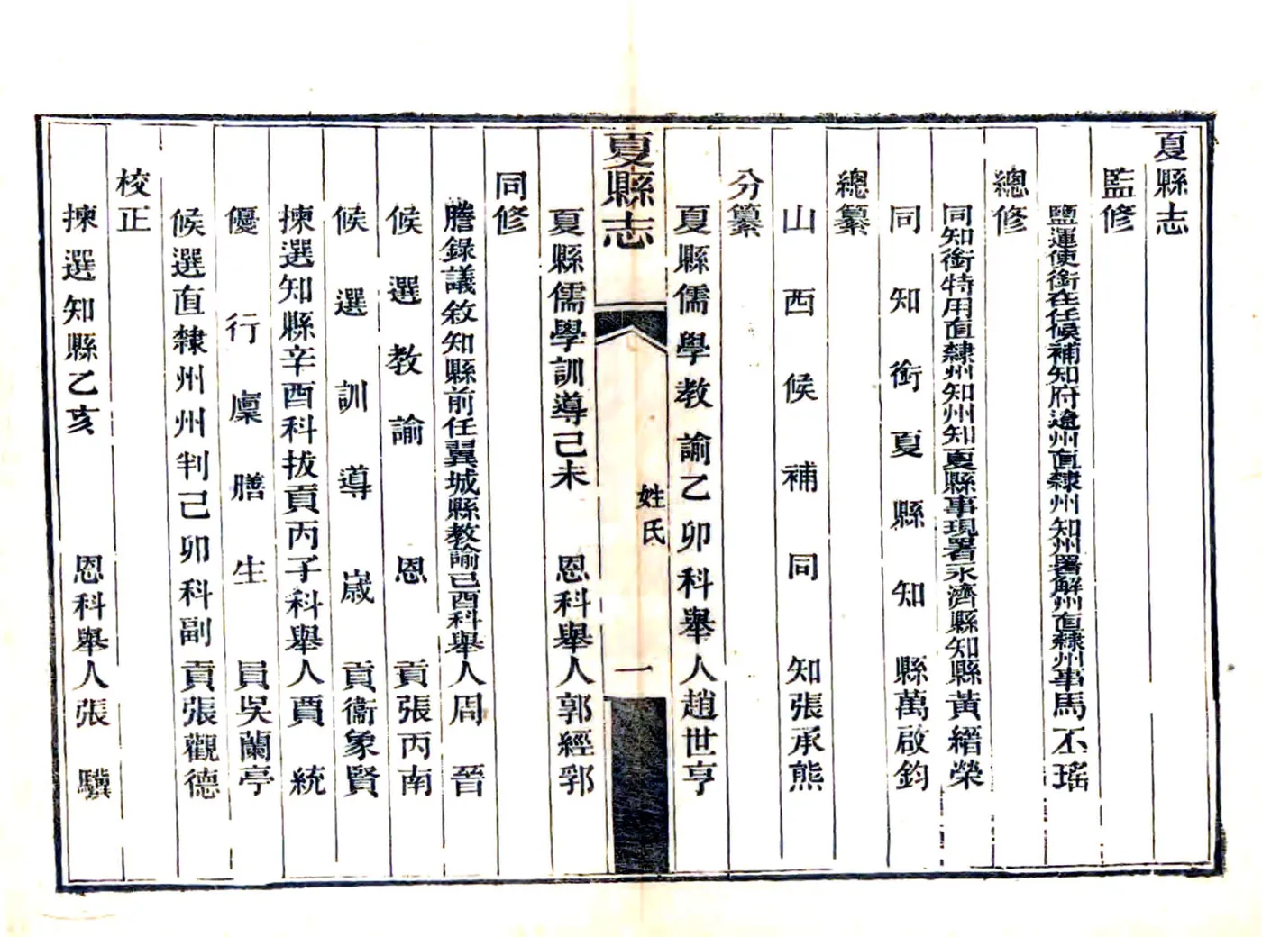夏县志（光绪） 在线预览第5页