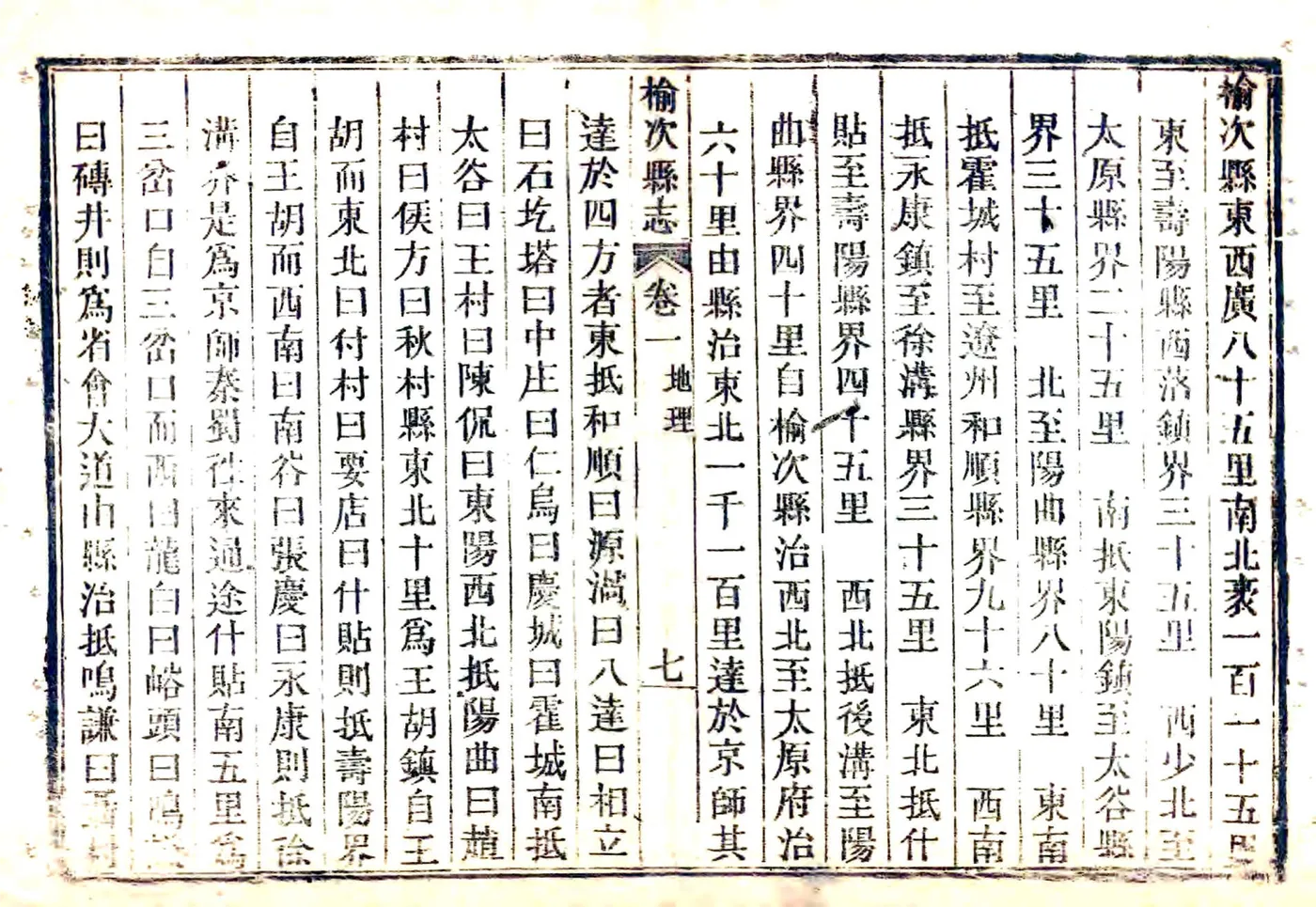 榆次县志（乾隆） 在线预览第7页
