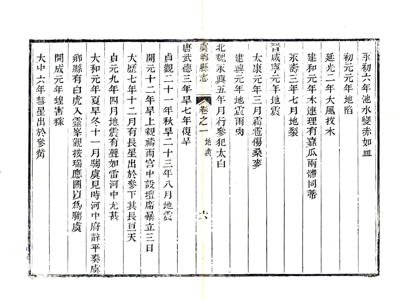 虞乡县志（光绪） 在线预览第6页