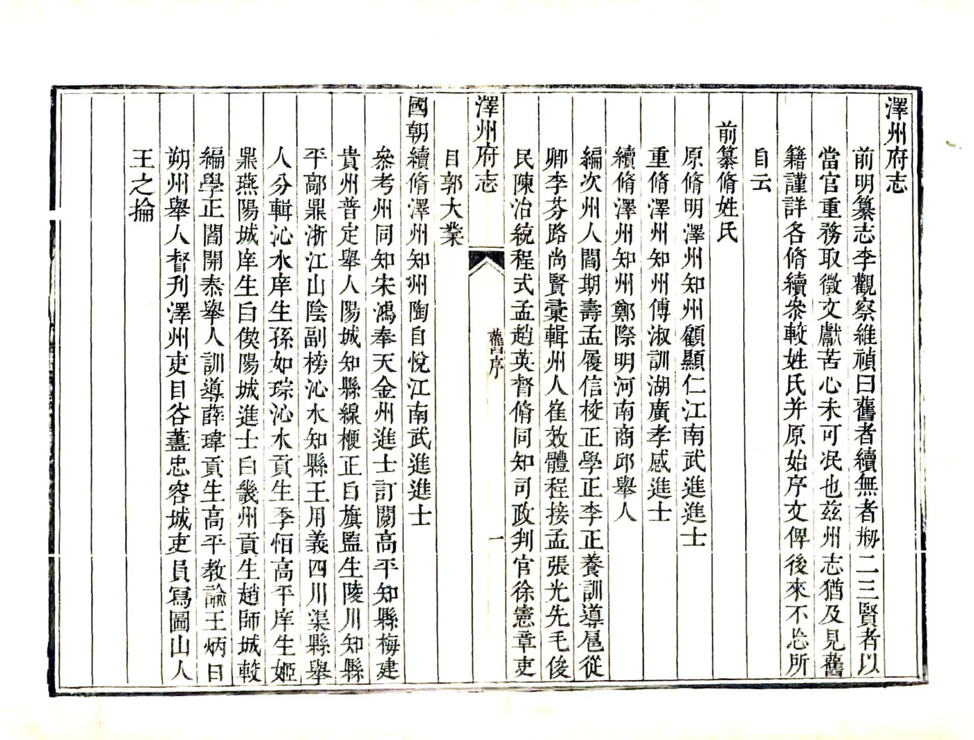 泽州府志（雍正） 在线预览第3页