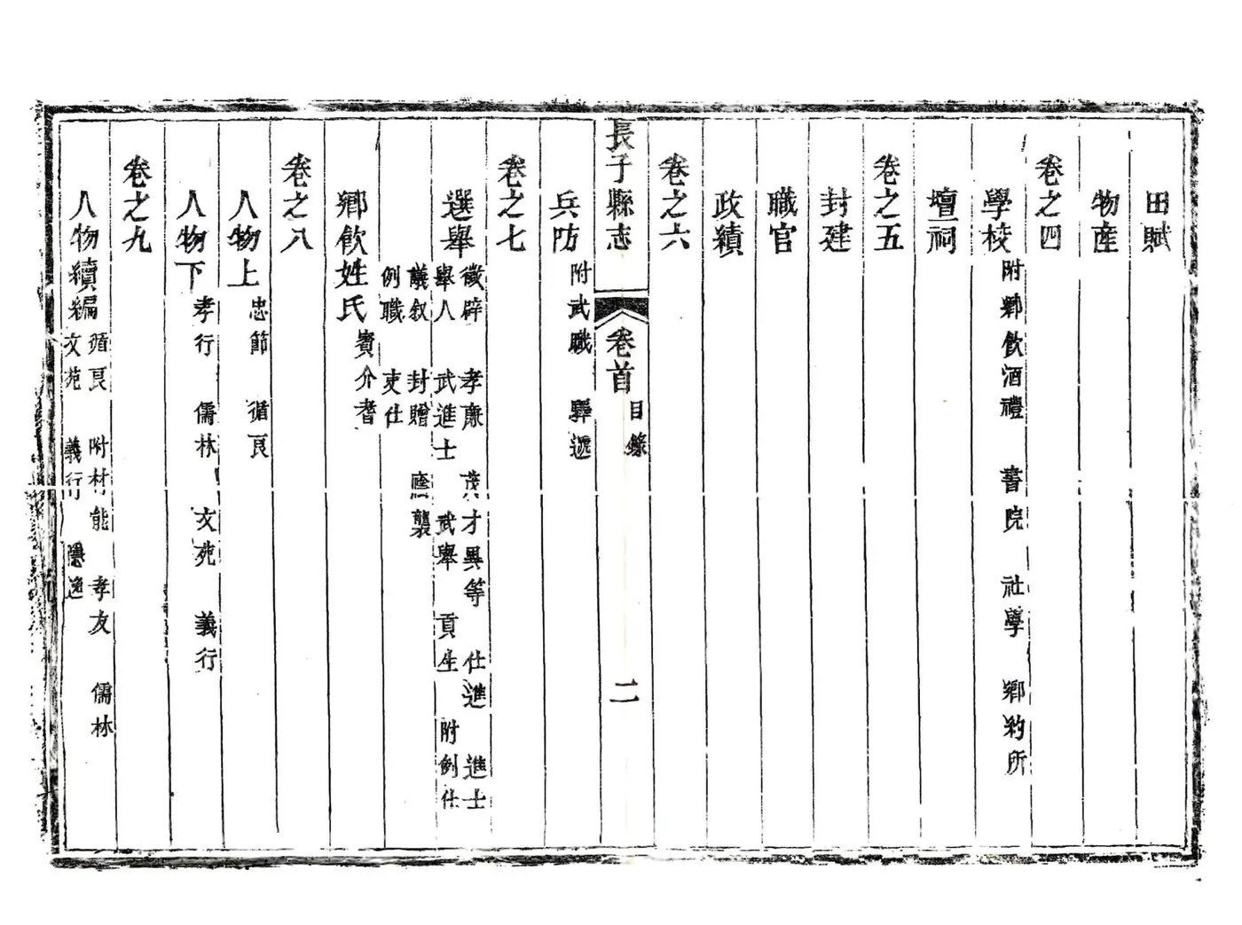 长子县志（嘉庆） 在线预览第3页