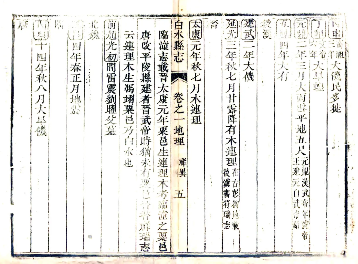 白水县志（乾隆） 在线预览第5页
