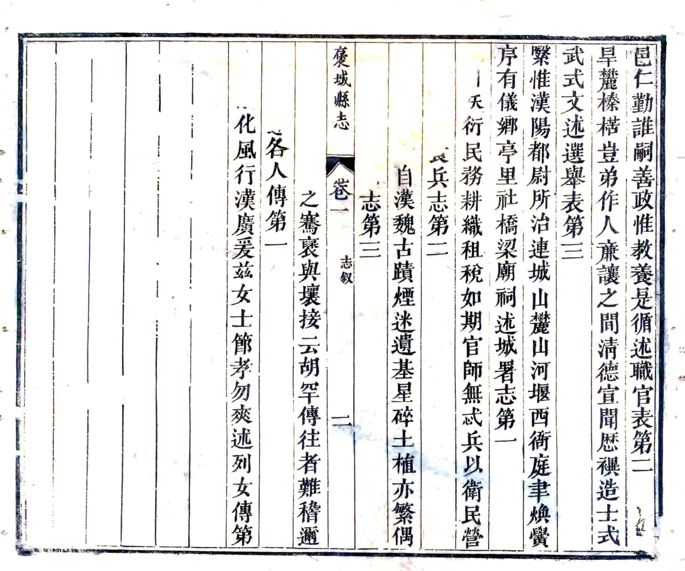 褒城县志（道光） 在线预览第2页