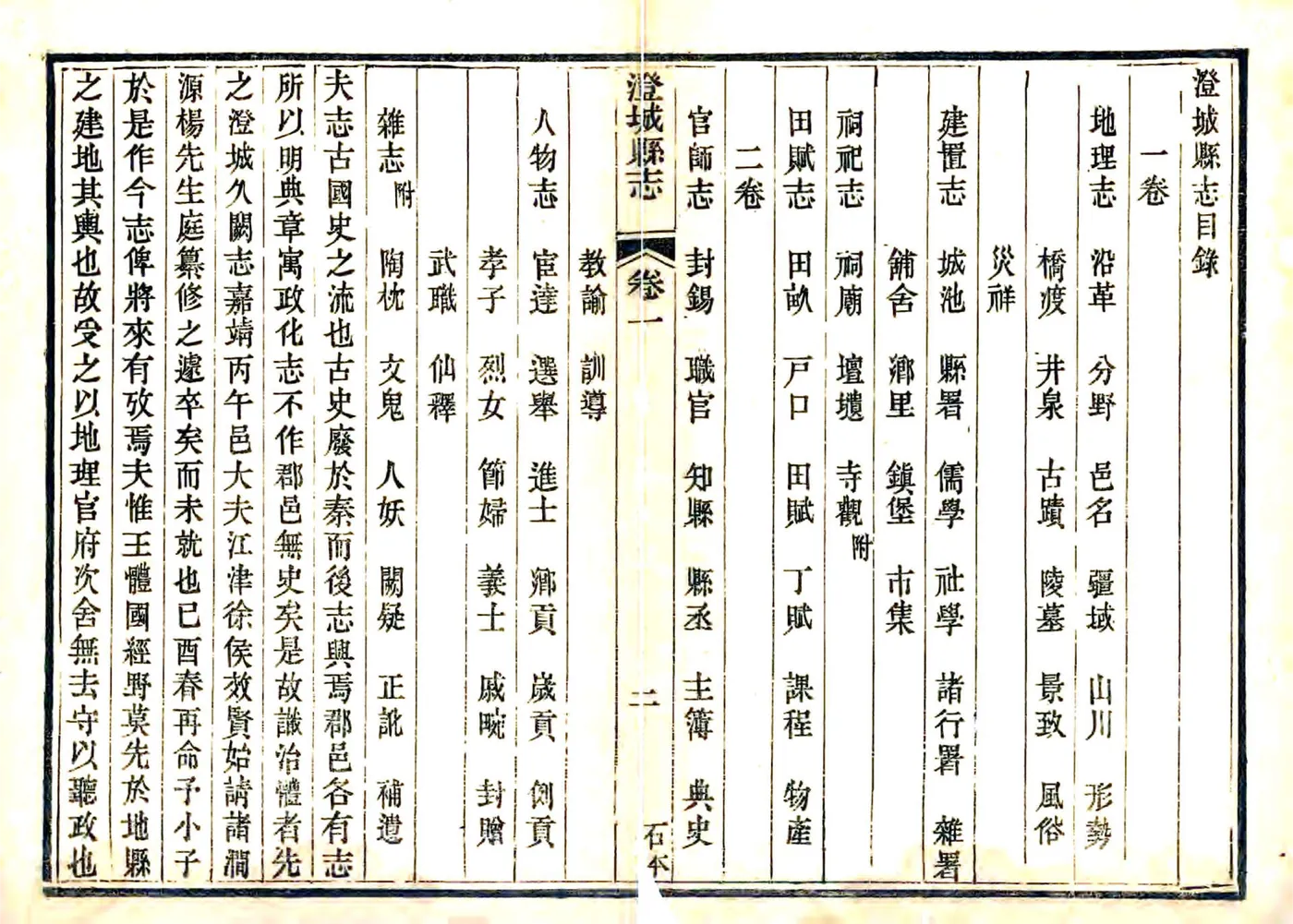 澄城县志（嘉靖）(20190112141337) 在线预览第3页