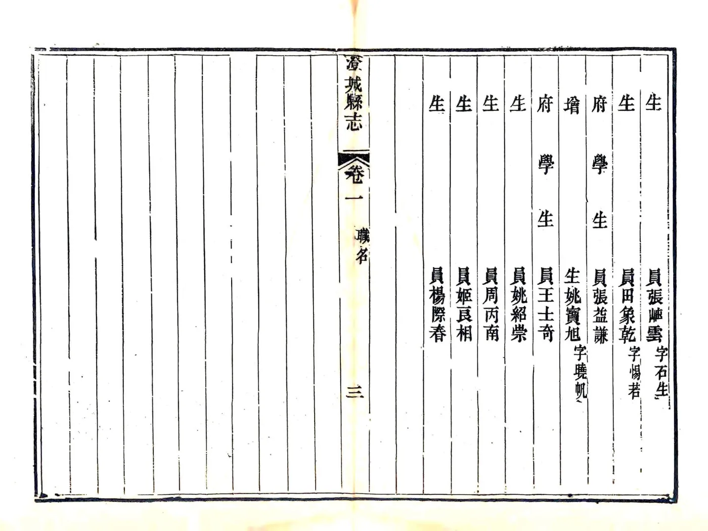 澄城县志（咸丰） 在线预览第4页