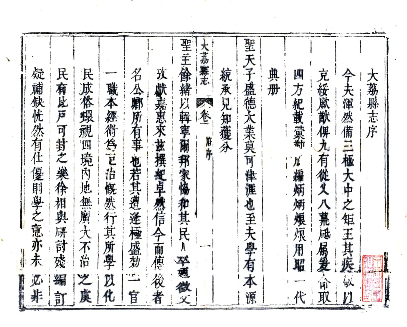 大荔县志（乾隆7年） 在线预览第2页