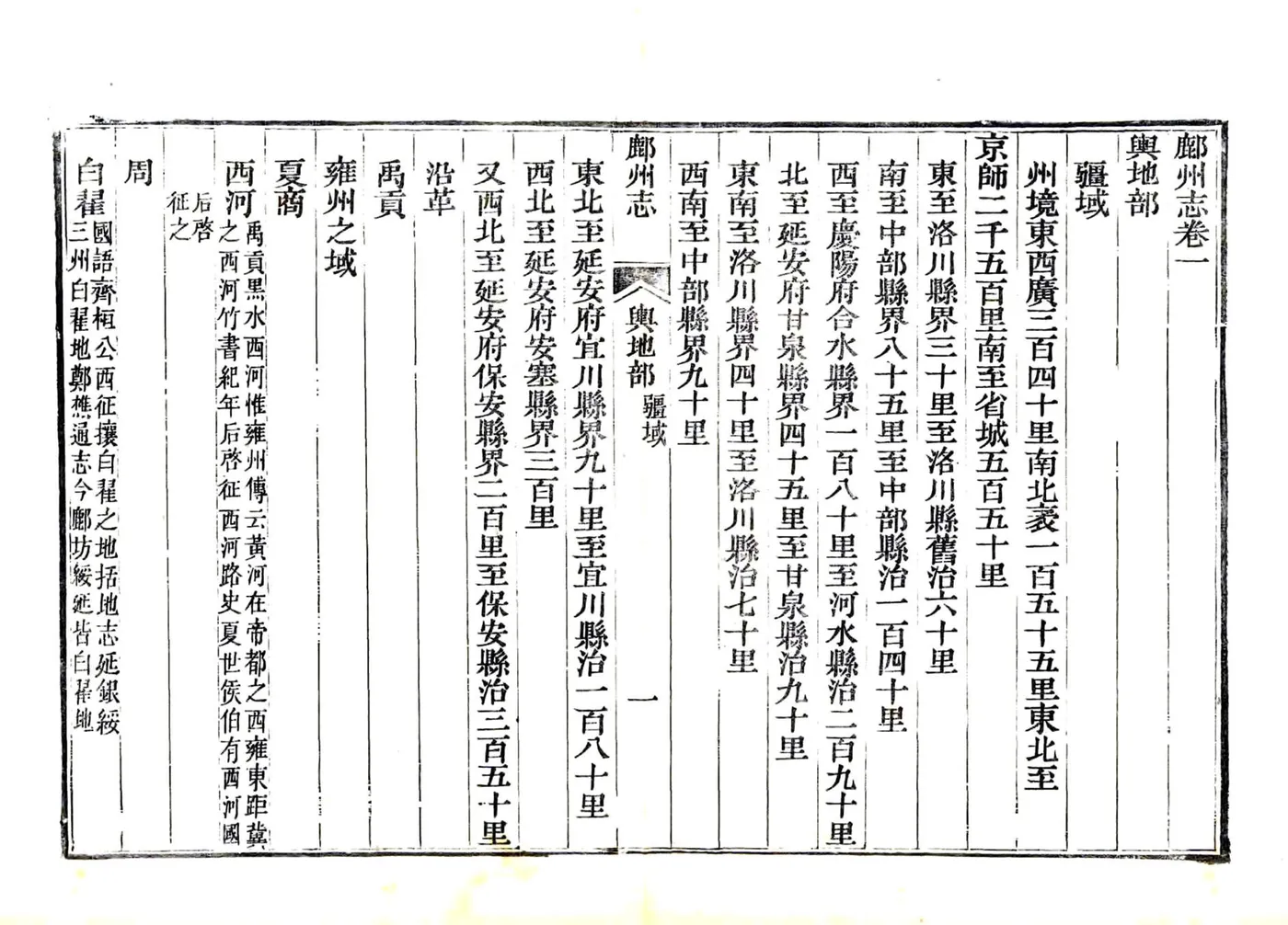 鄜州志（道光） 在线预览第1页