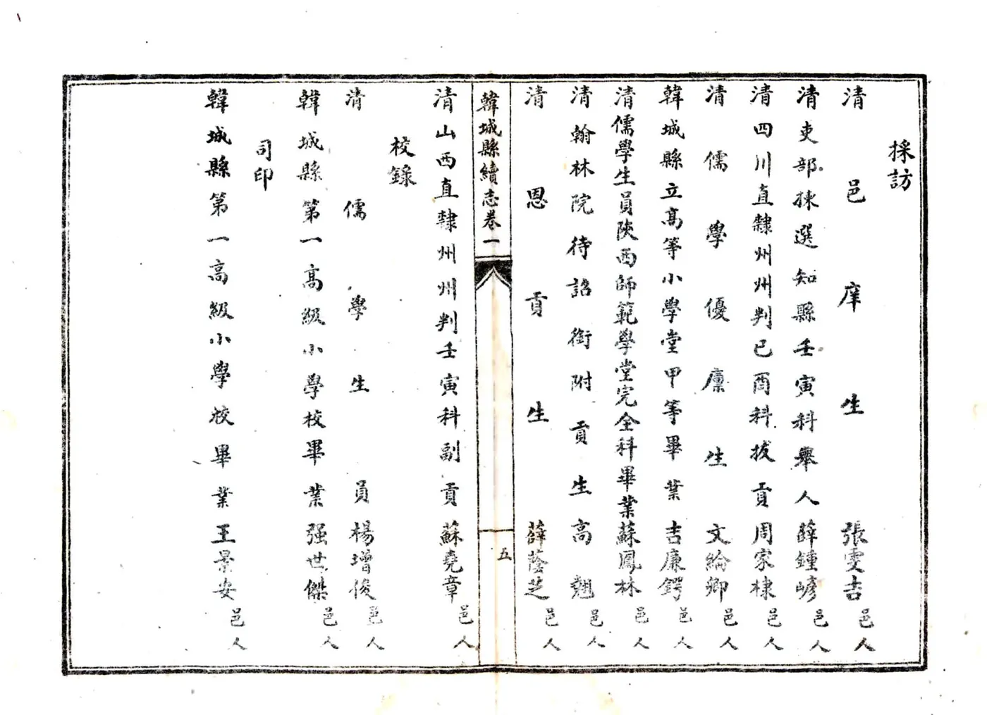 韩城县续志（民国） 在线预览第6页
