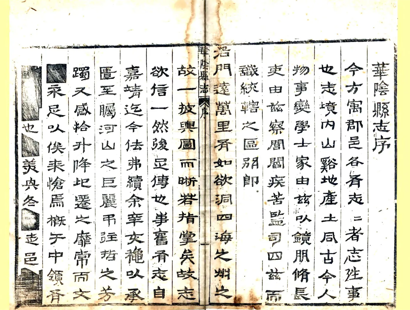 华阴县志（万历） 在线预览第2页