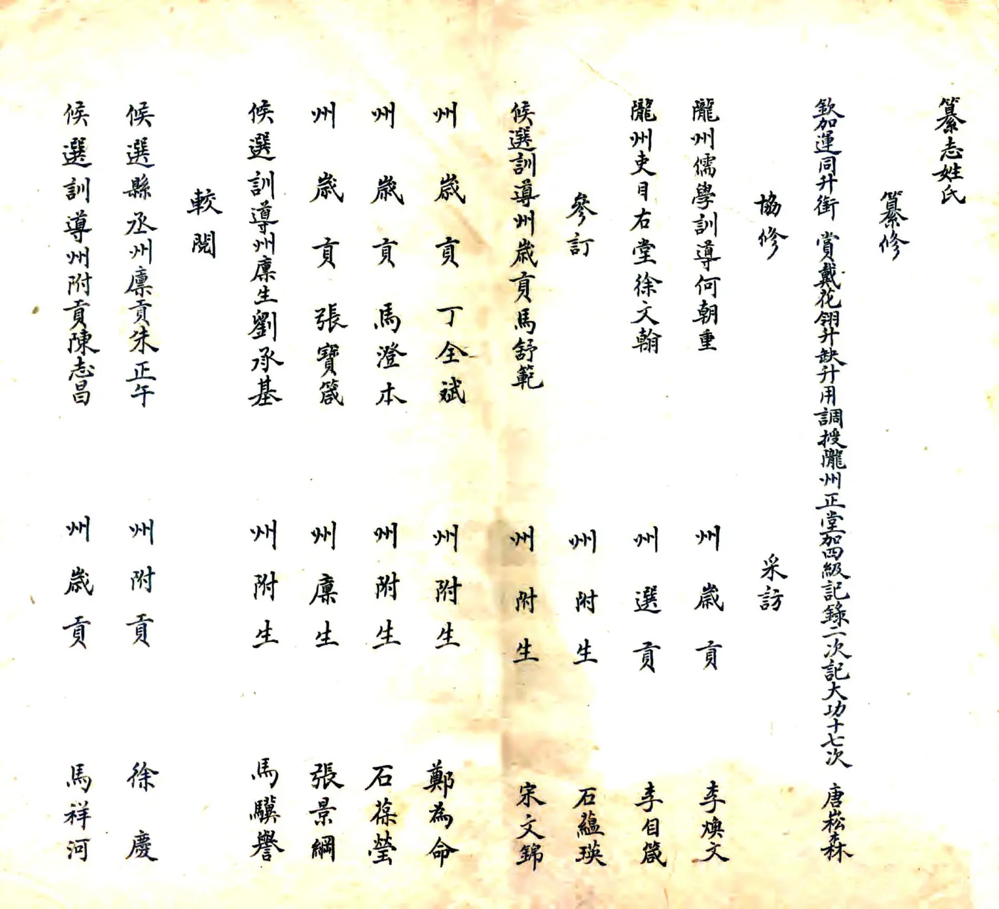 陇州乡土志（光绪） 在线预览第1页