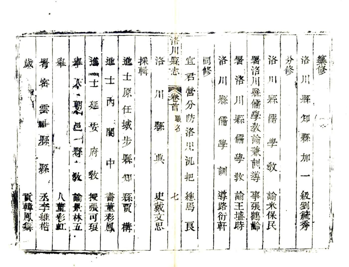洛川县志（道光） 在线预览第8页