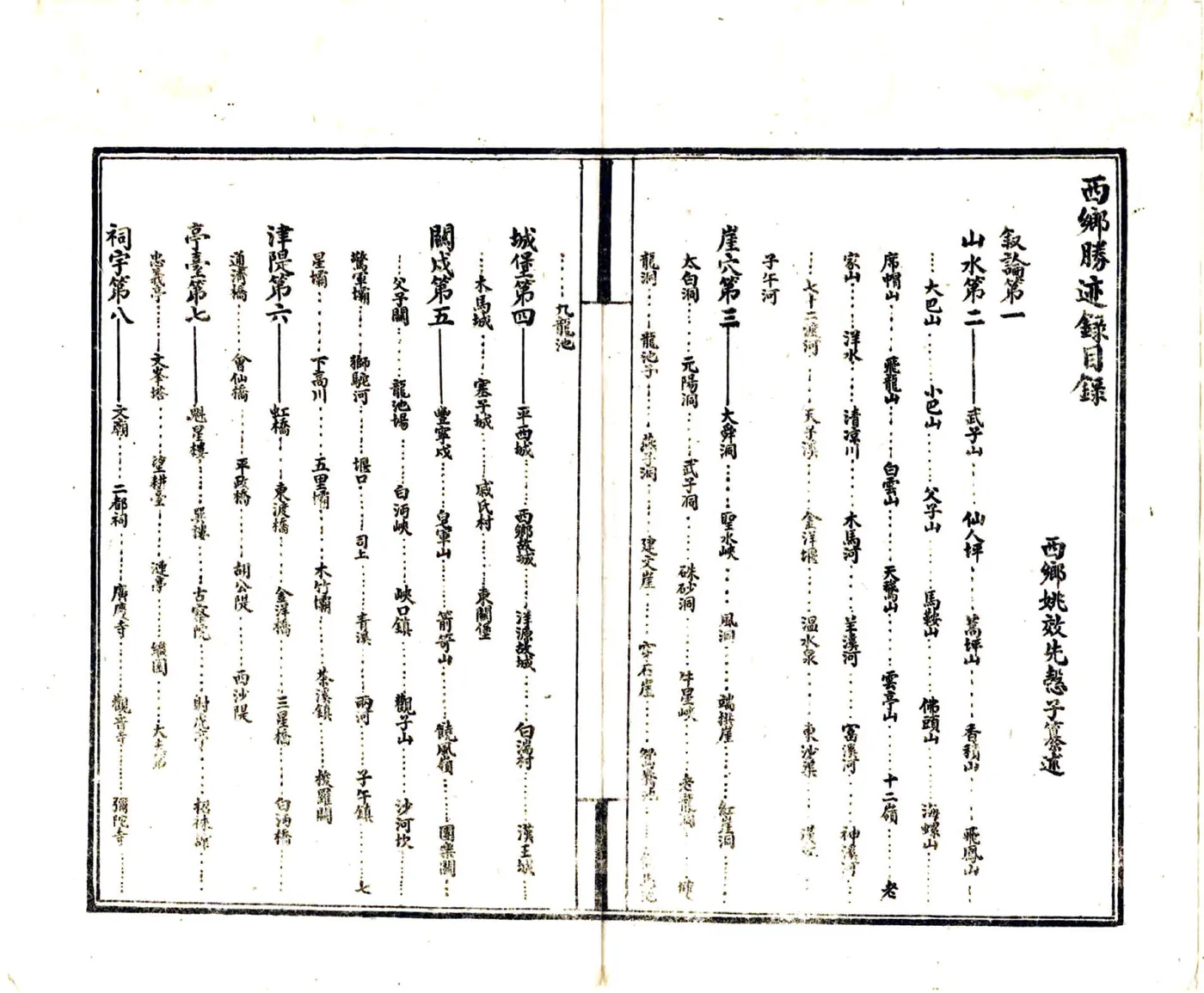 西乡胜迹录（民国） 在线预览第4页