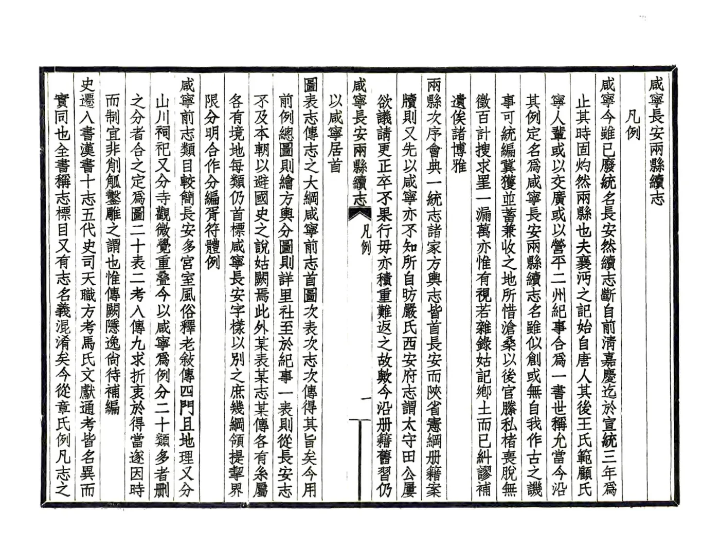 咸宁长安两县续志（民国） 在线预览第8页