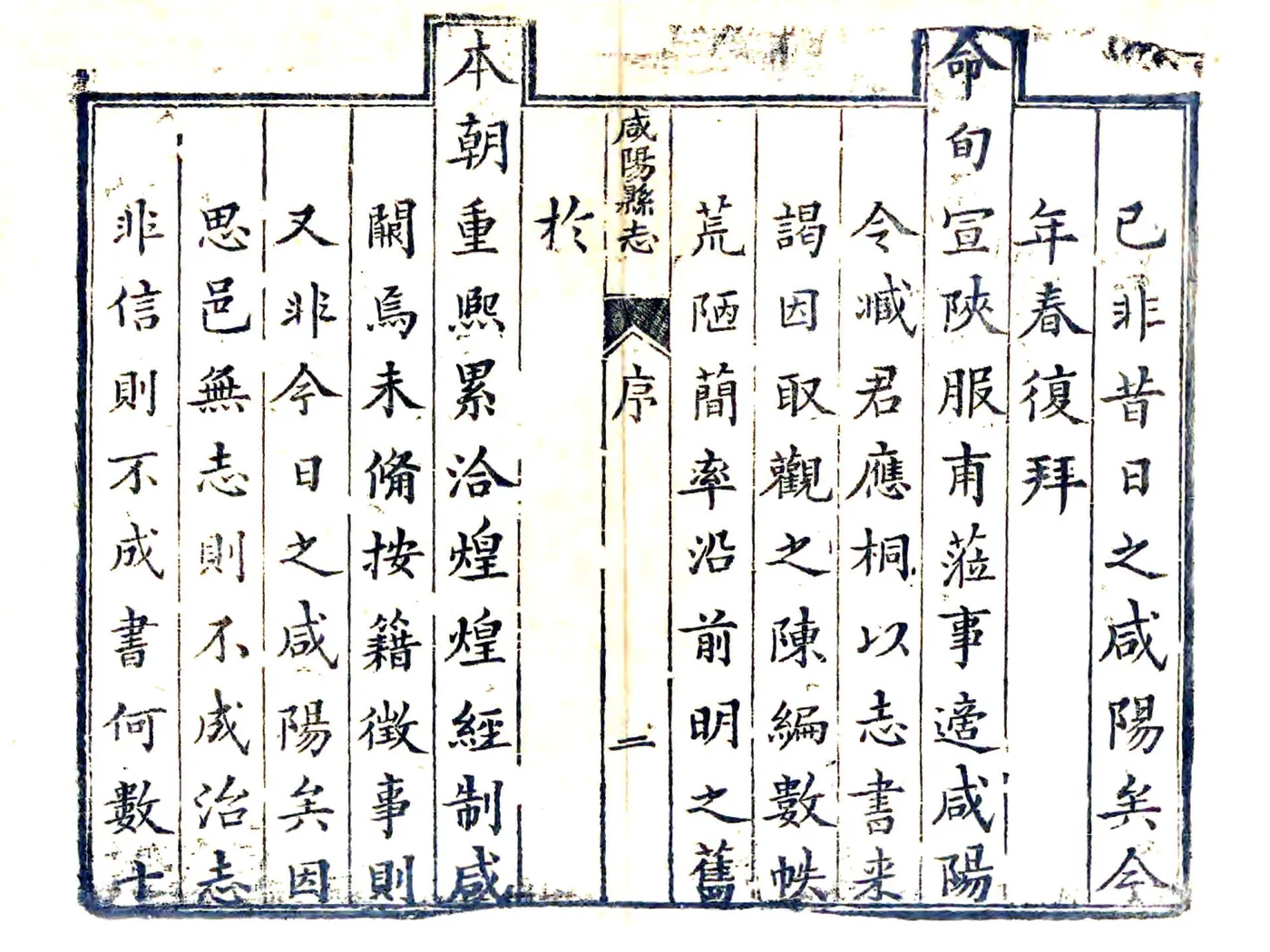 咸阳县志（乾隆） 在线预览第2页