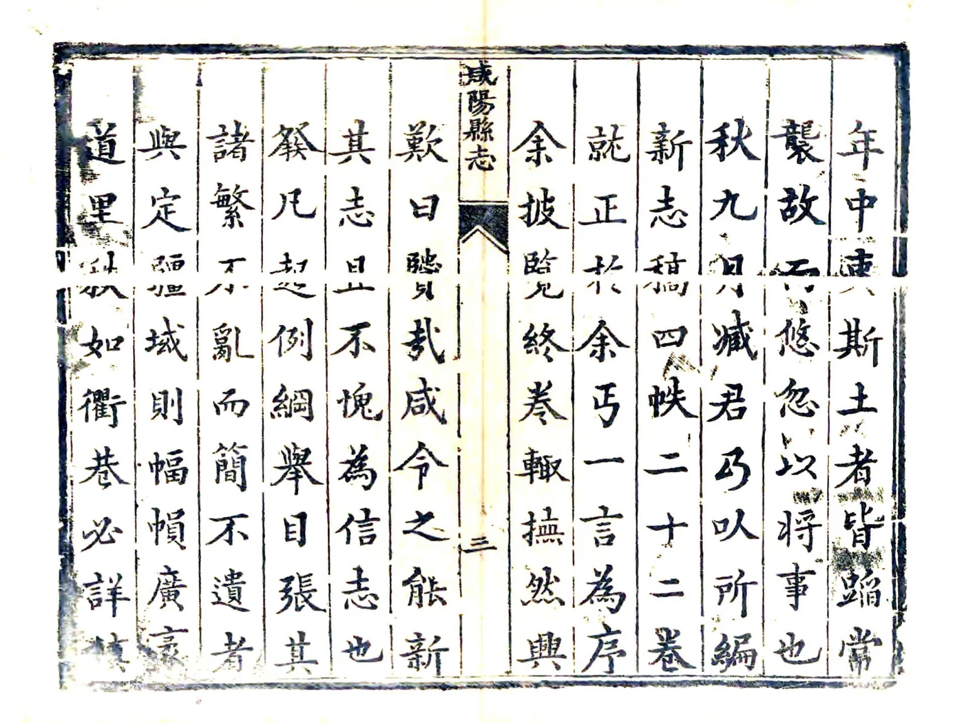 咸阳县志（乾隆） 在线预览第3页