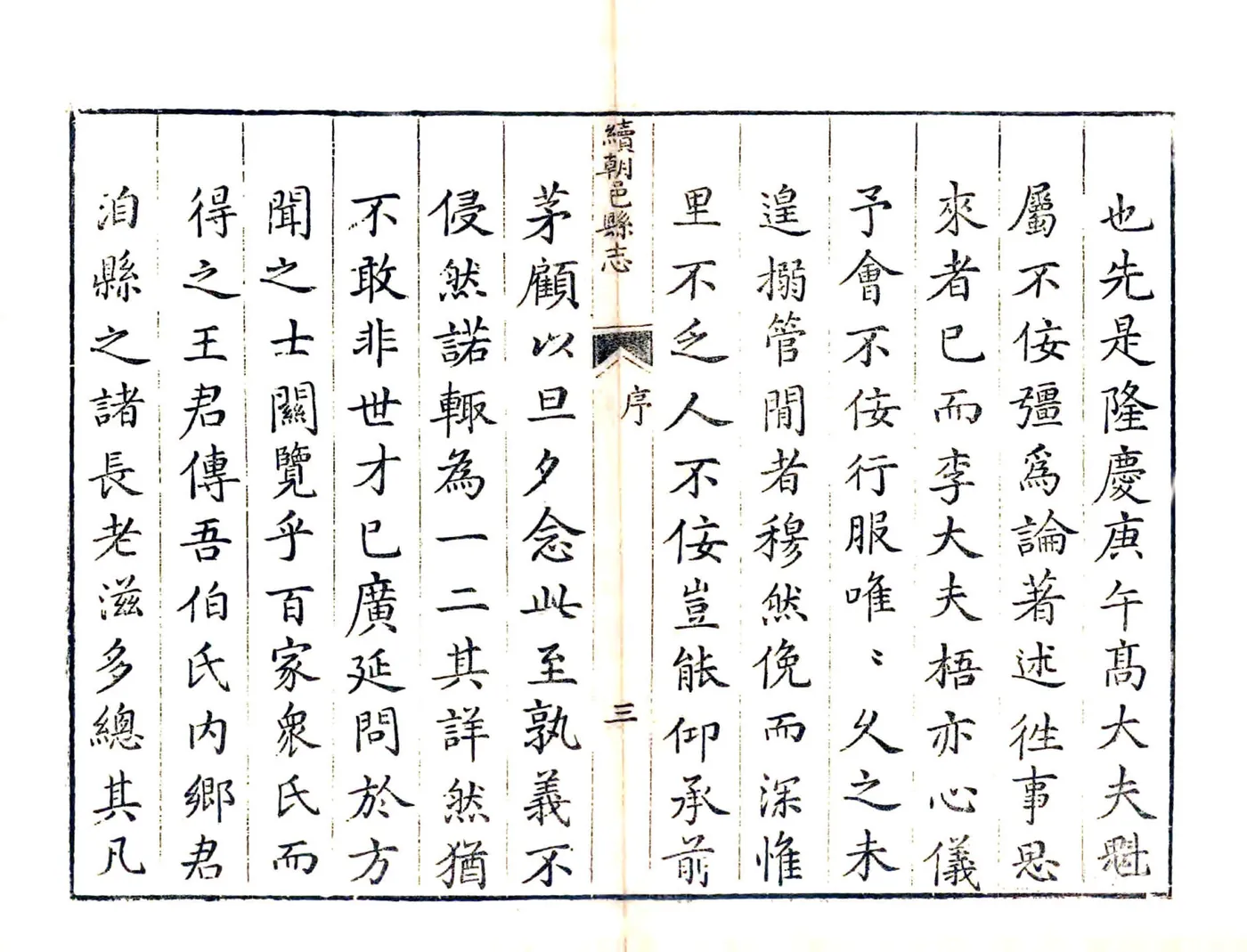 续朝邑县志（万历 康熙刻本） 在线预览第3页
