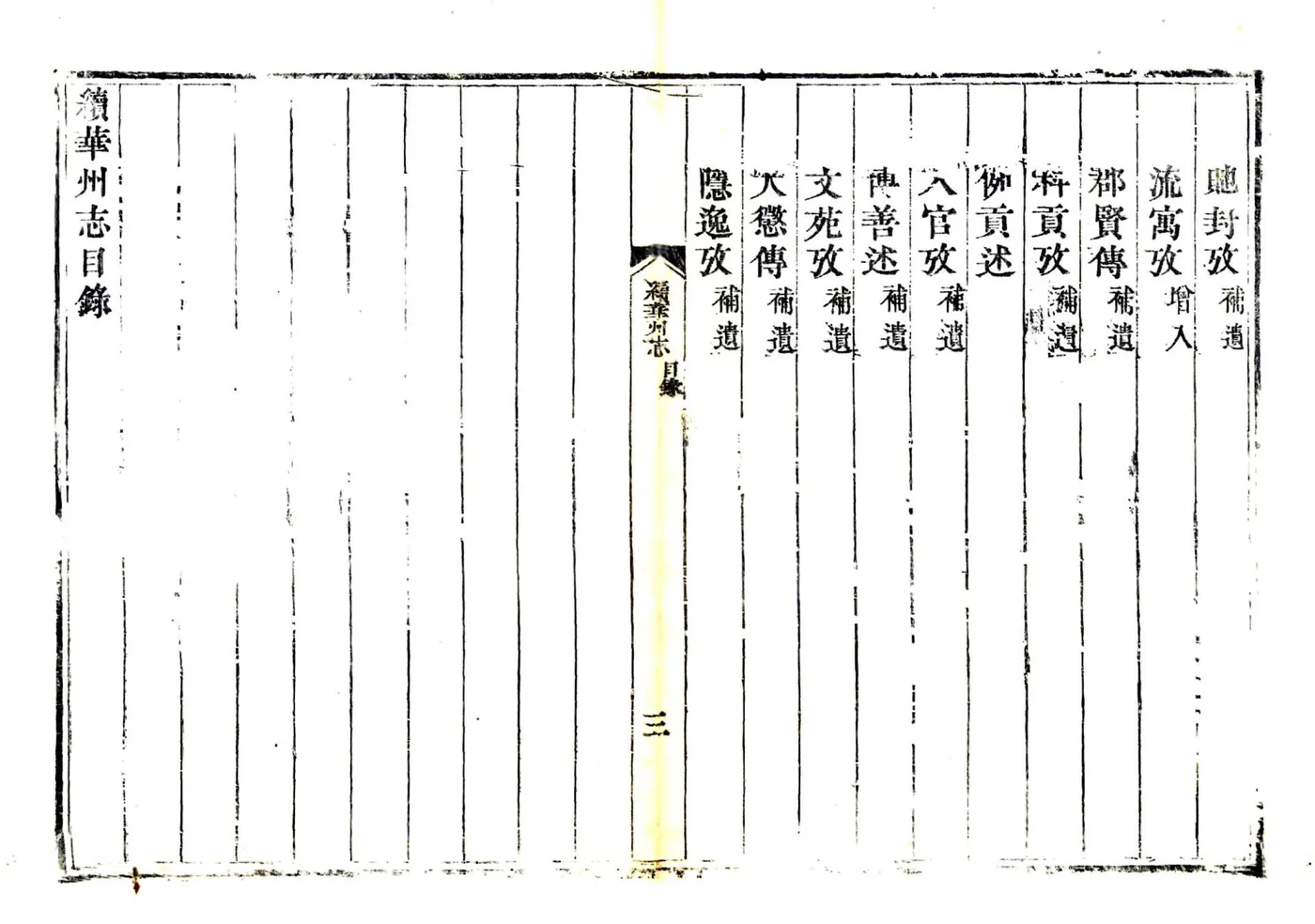 续华州志（康熙 光绪刻本） 在线预览第3页