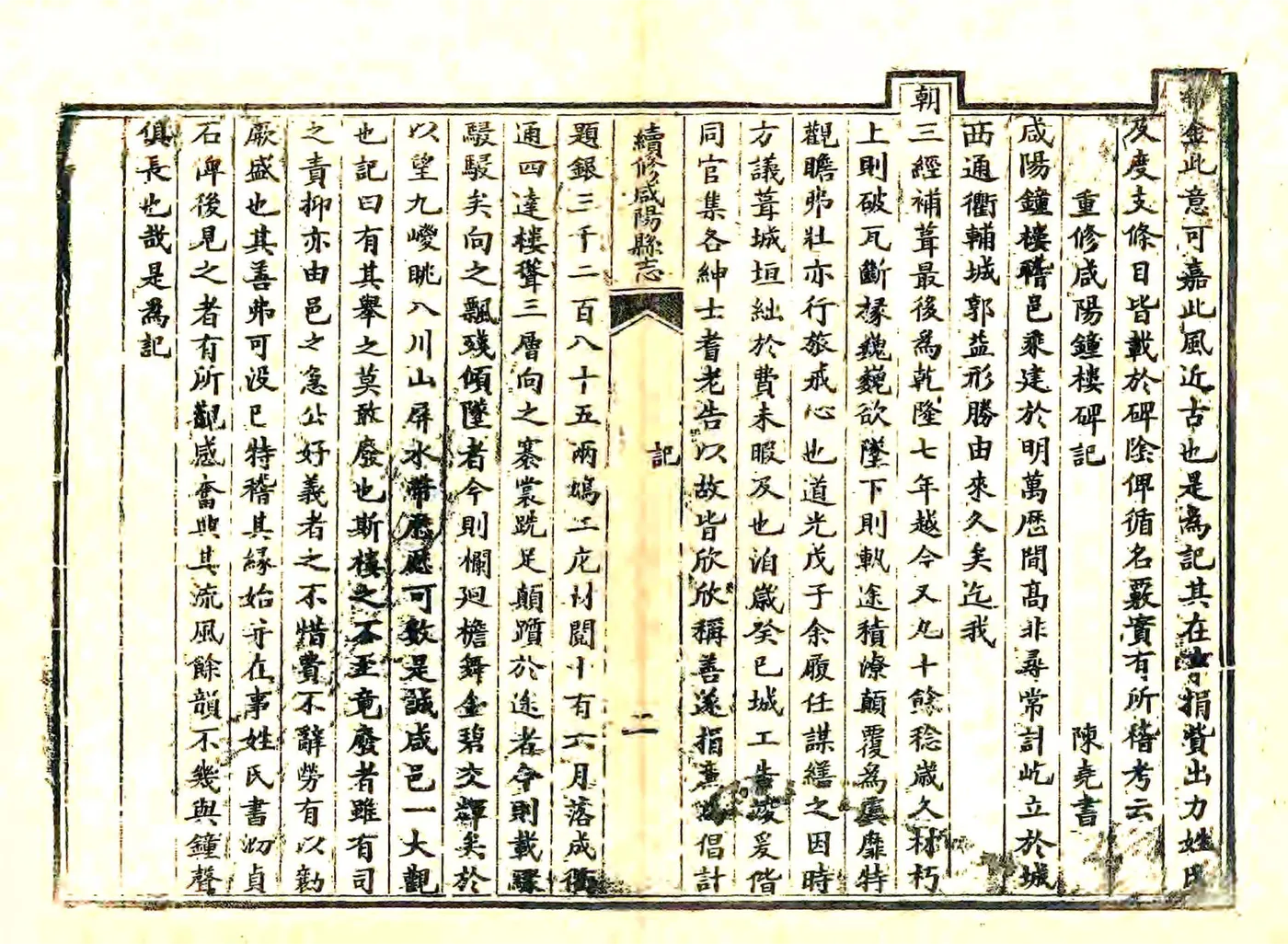 续修咸阳县志（道光） 在线预览第4页