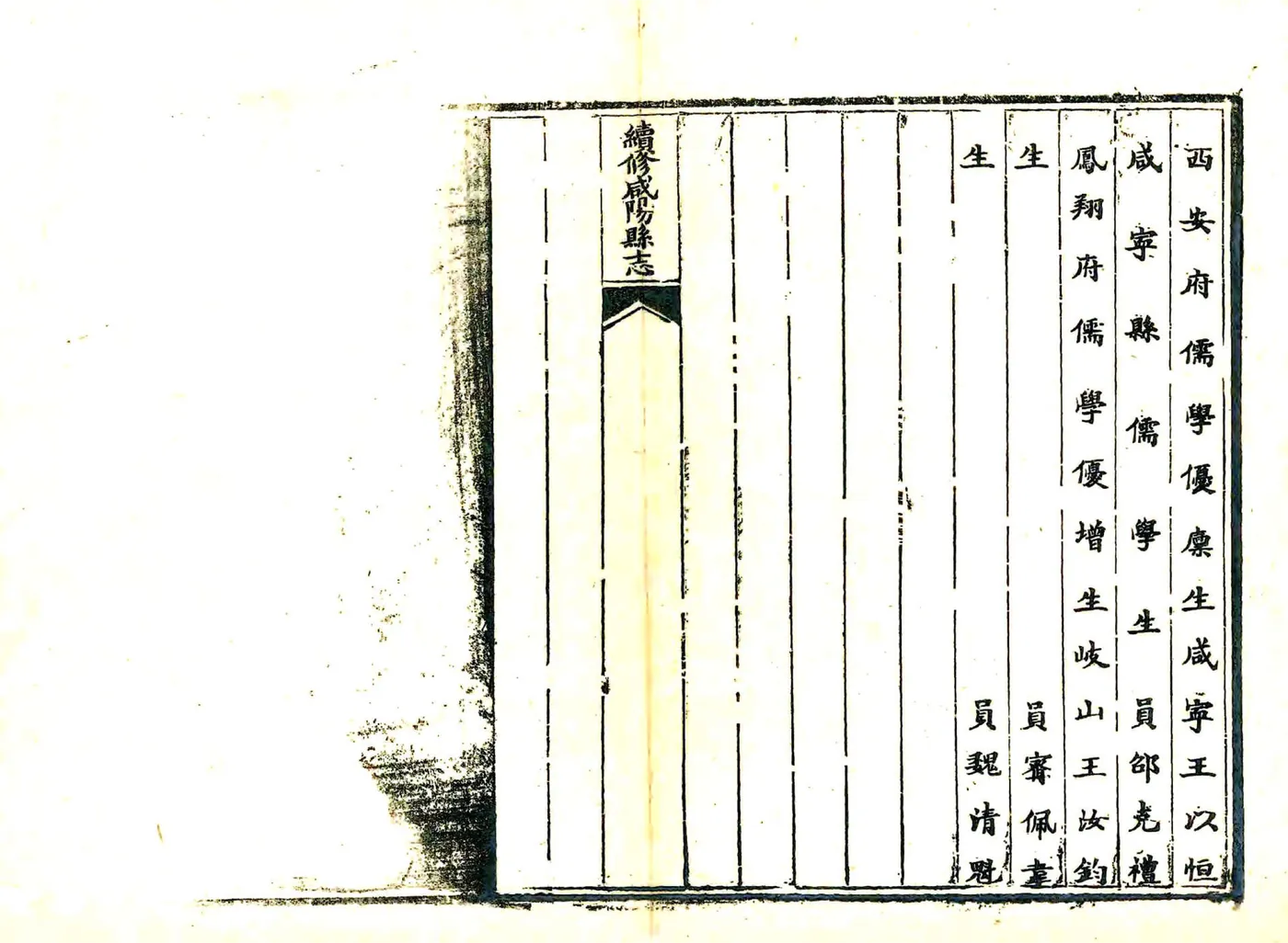 续修咸阳县志（道光） 在线预览第5页