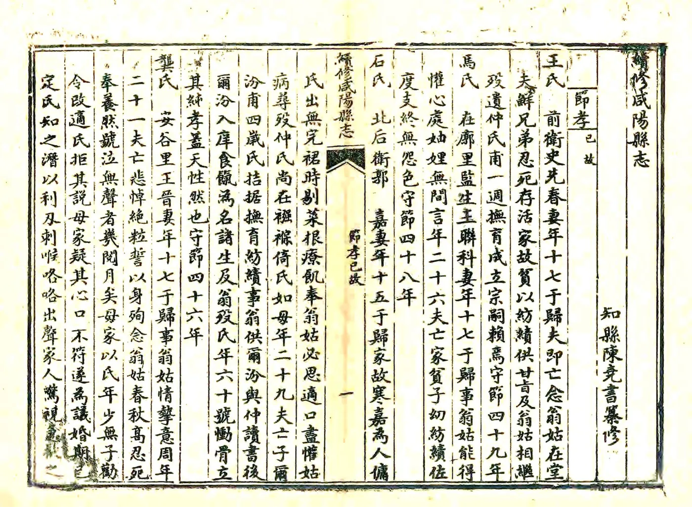 续修咸阳县志（道光） 在线预览第7页