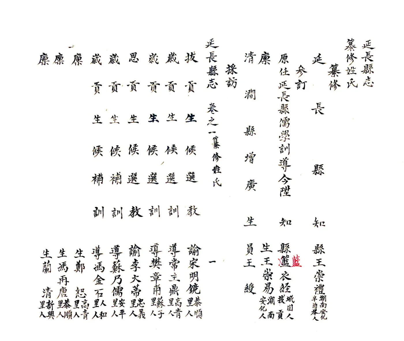 延长县志（乾隆） 在线预览第8页