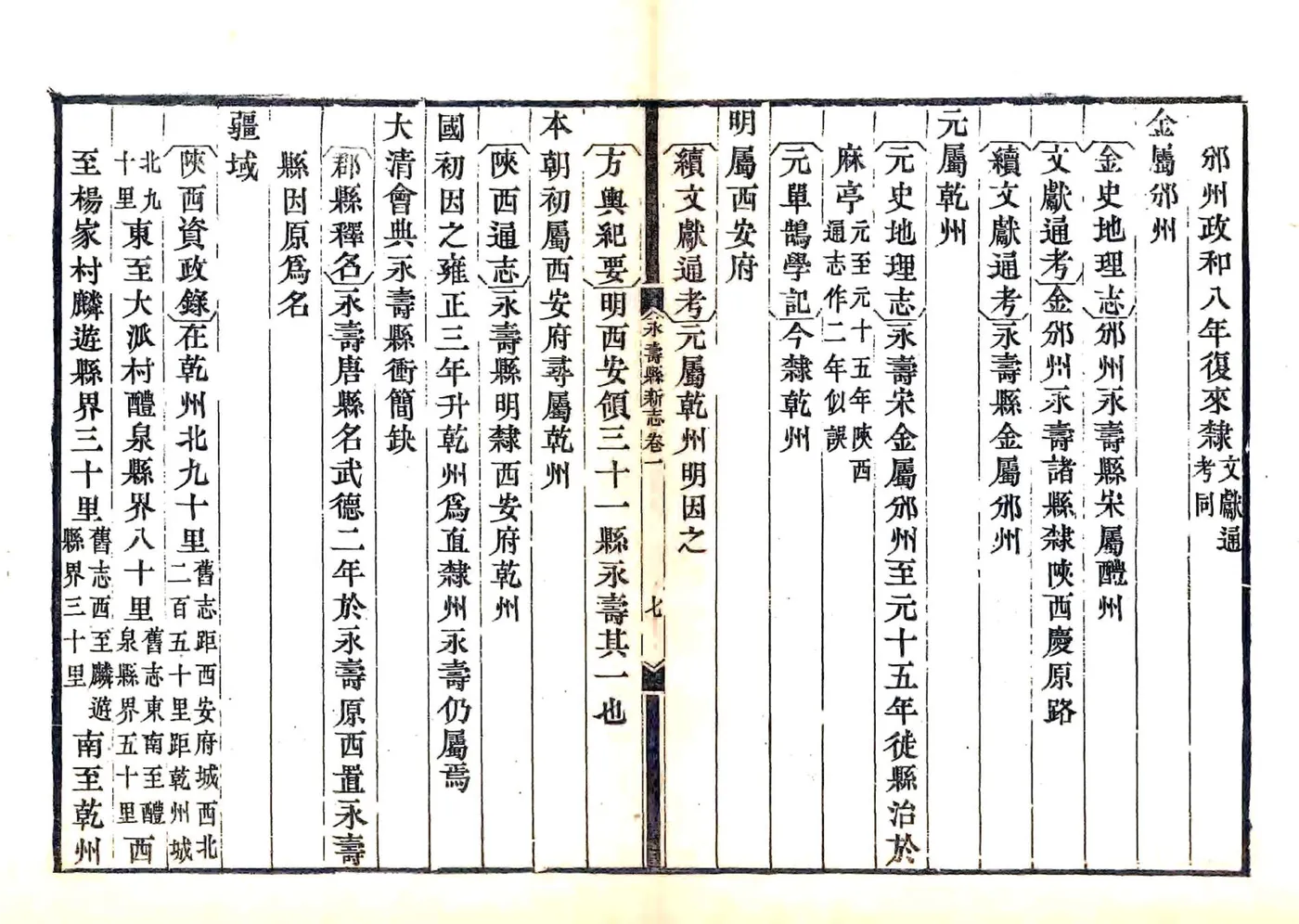 永寿县新志（乾隆） 在线预览第8页