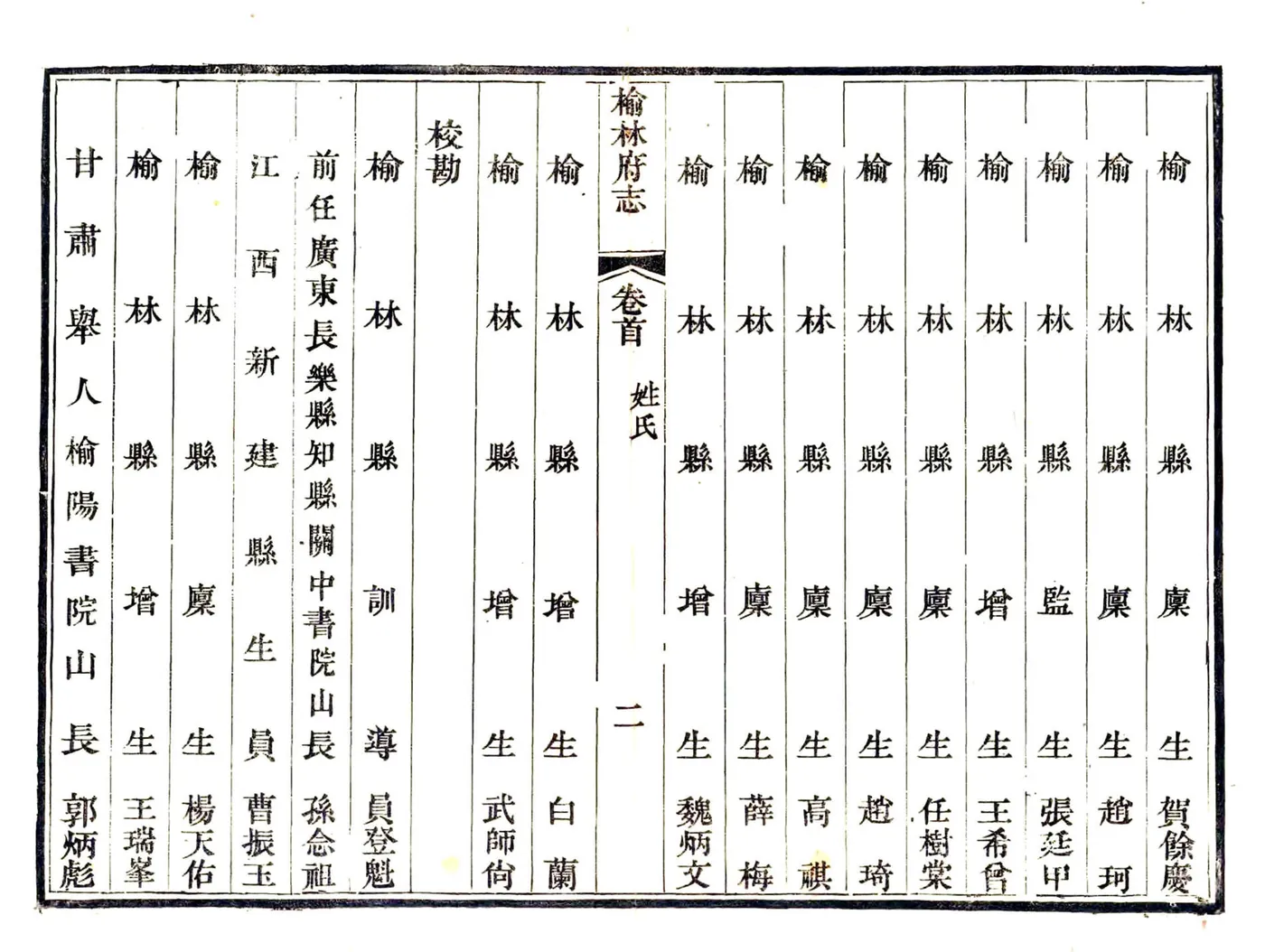 榆林府志（道光） 在线预览第7页
