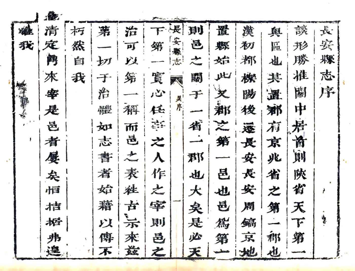 长安县志（康熙） 在线预览第7页
