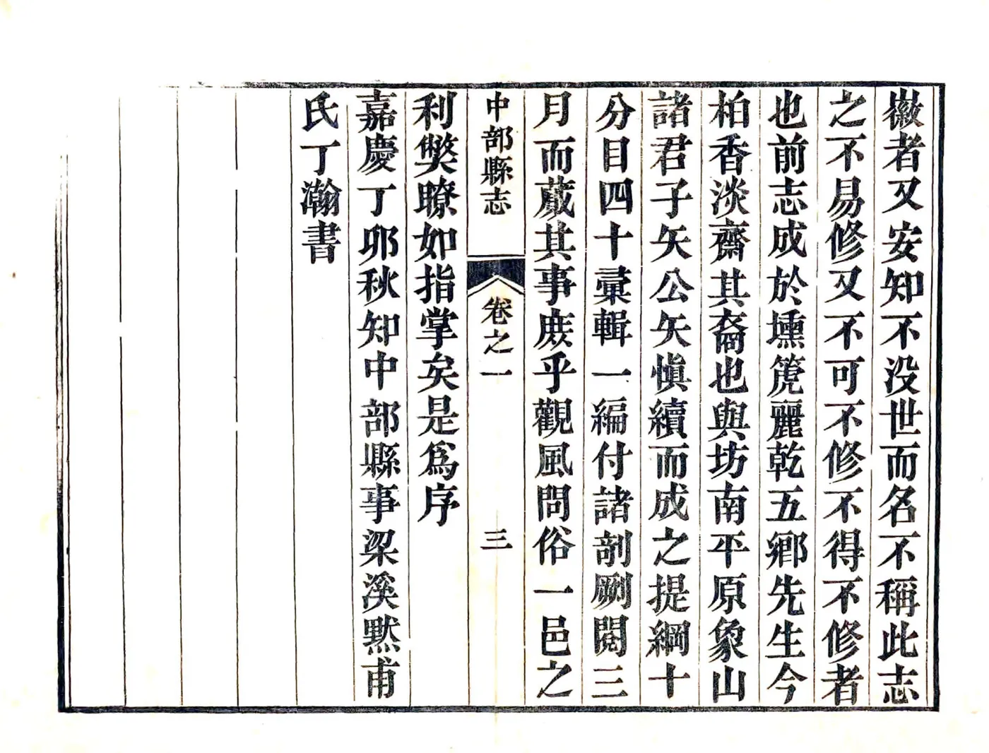 中部县志（嘉庆） 在线预览第2页