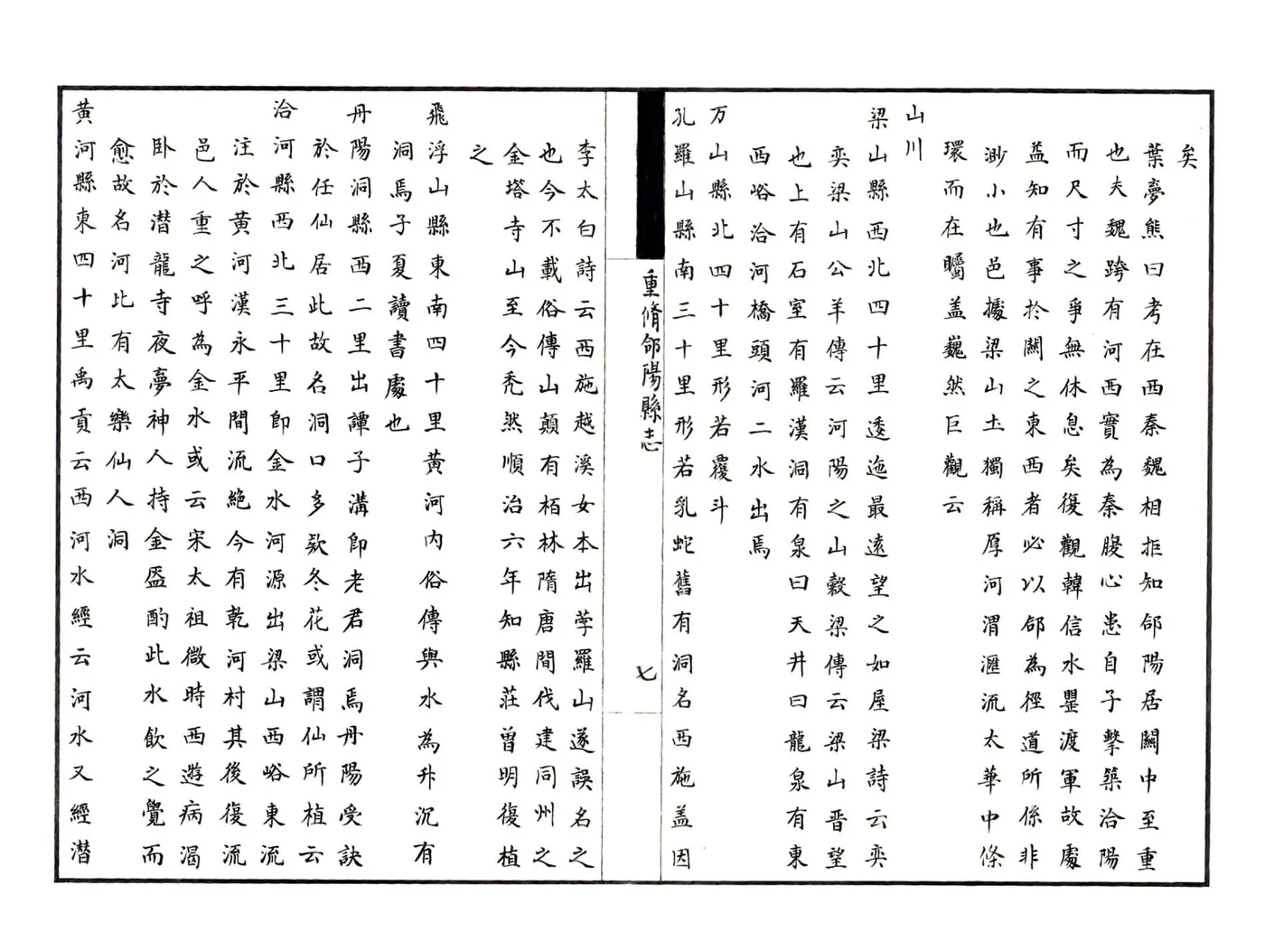 重修合阳县志（顺治 民国抄本） 在线预览第8页