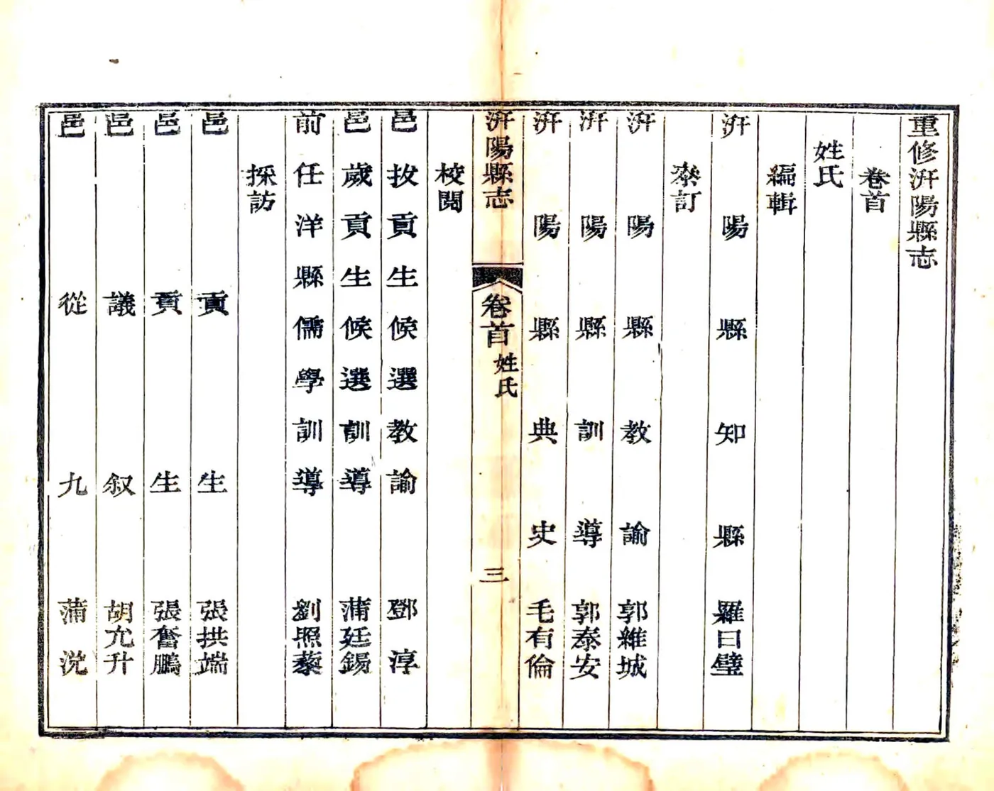 重修汧阳县志（道光） 在线预览第4页
