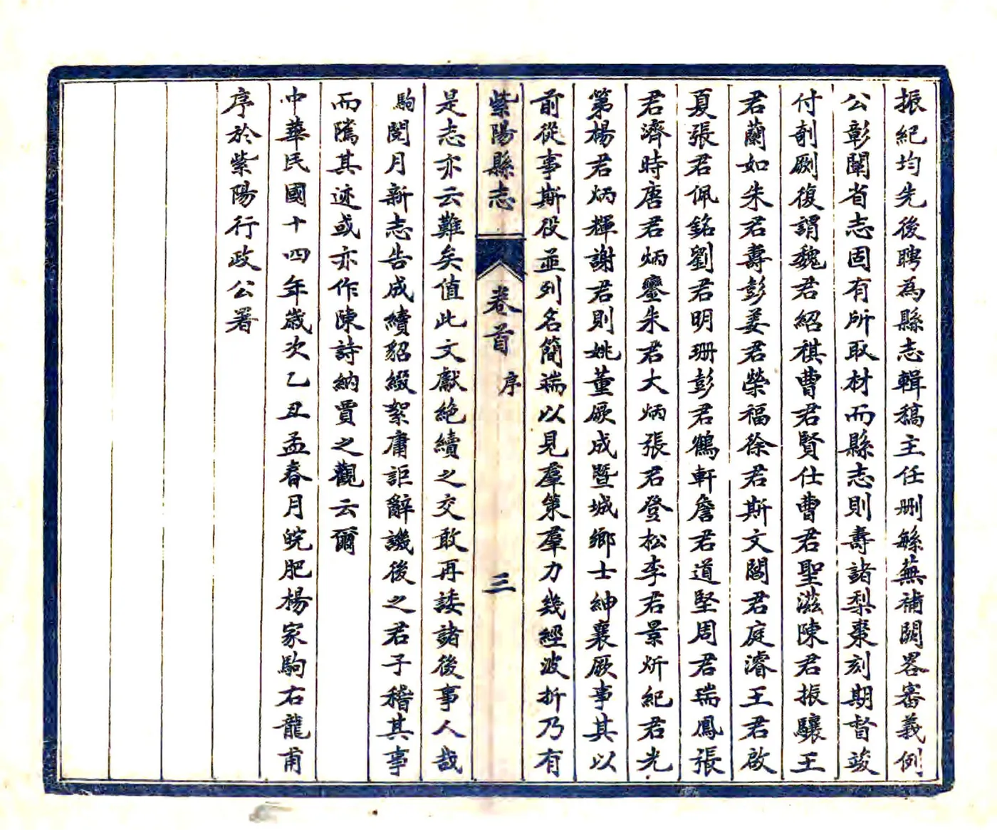 重修紫阳县志（民国） 在线预览第5页