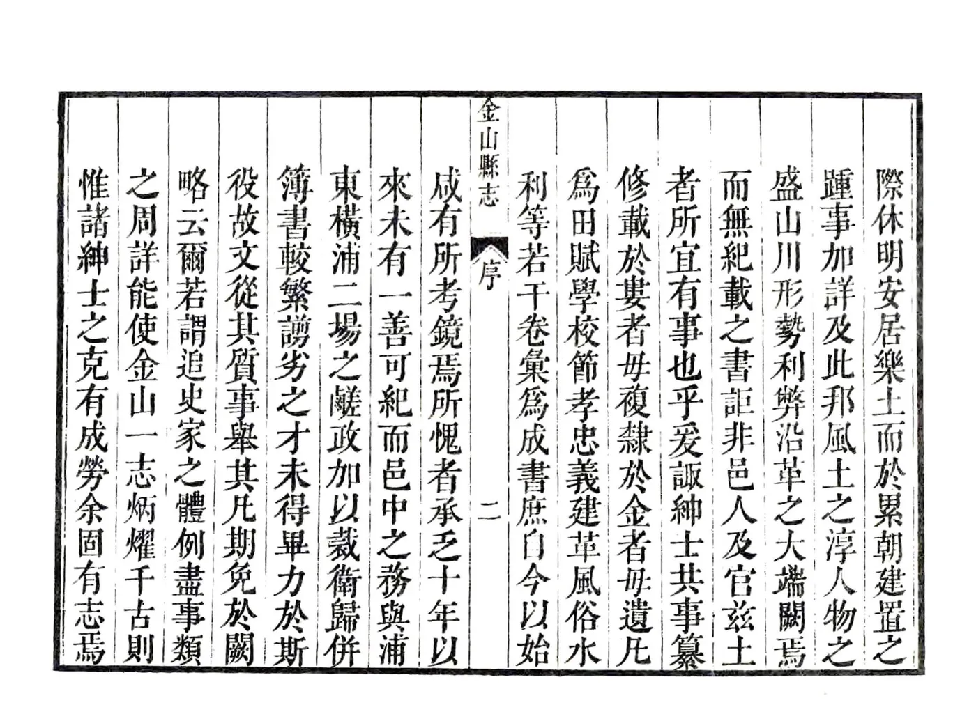 金山县志（乾隆） 在线预览第4页