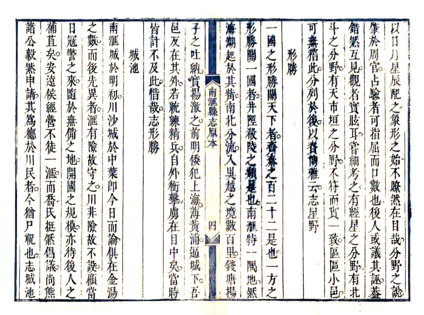 南汇县志分目原稿（雍正） 在线预览第6页