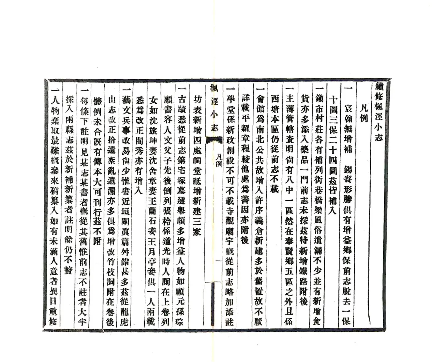 续修枫泾小志（宣统） 在线预览第6页