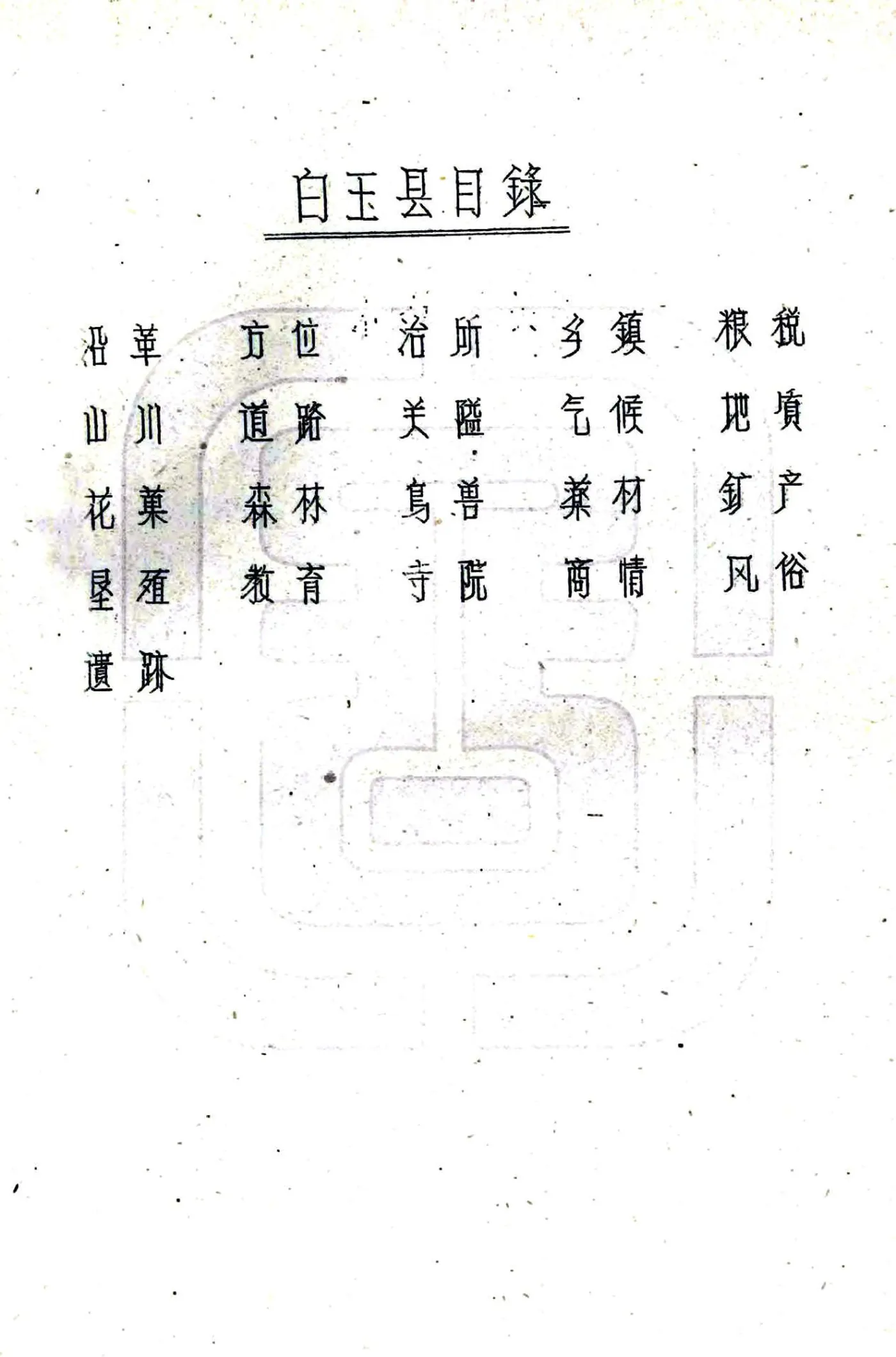 白玉县志（民国） 在线预览第3页
