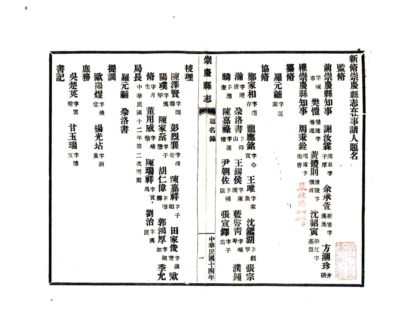崇庆县志（民国） 在线预览第3页