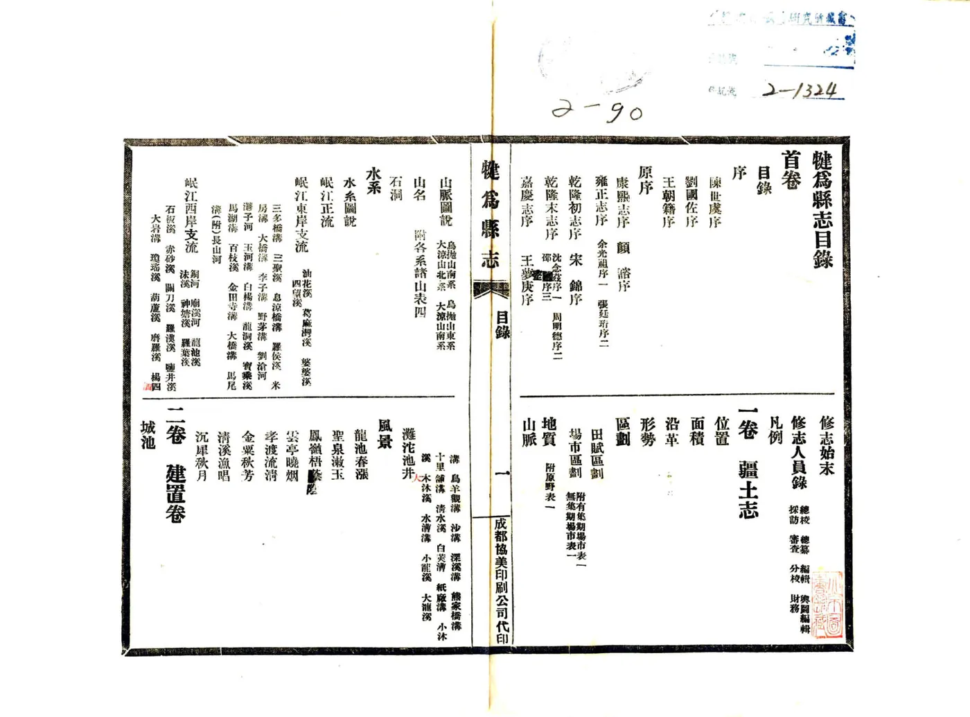 犍为县志（民国） 在线预览第2页
