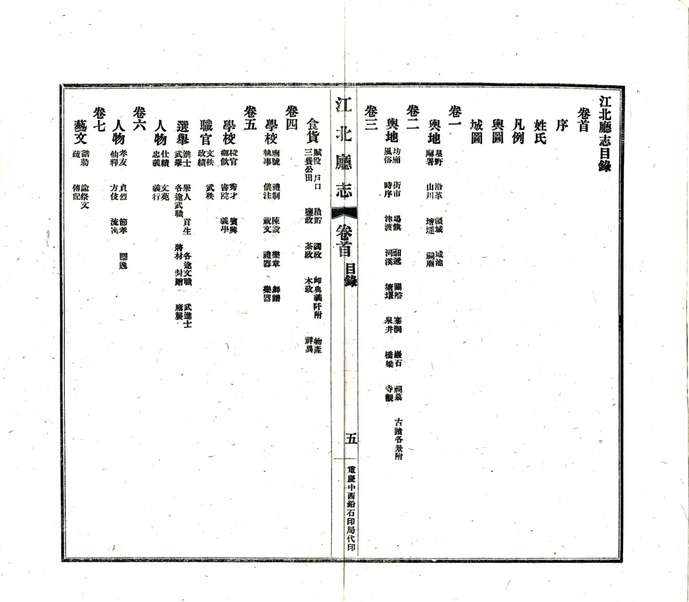 江北厅志（道光 民国铅印） 在线预览第6页