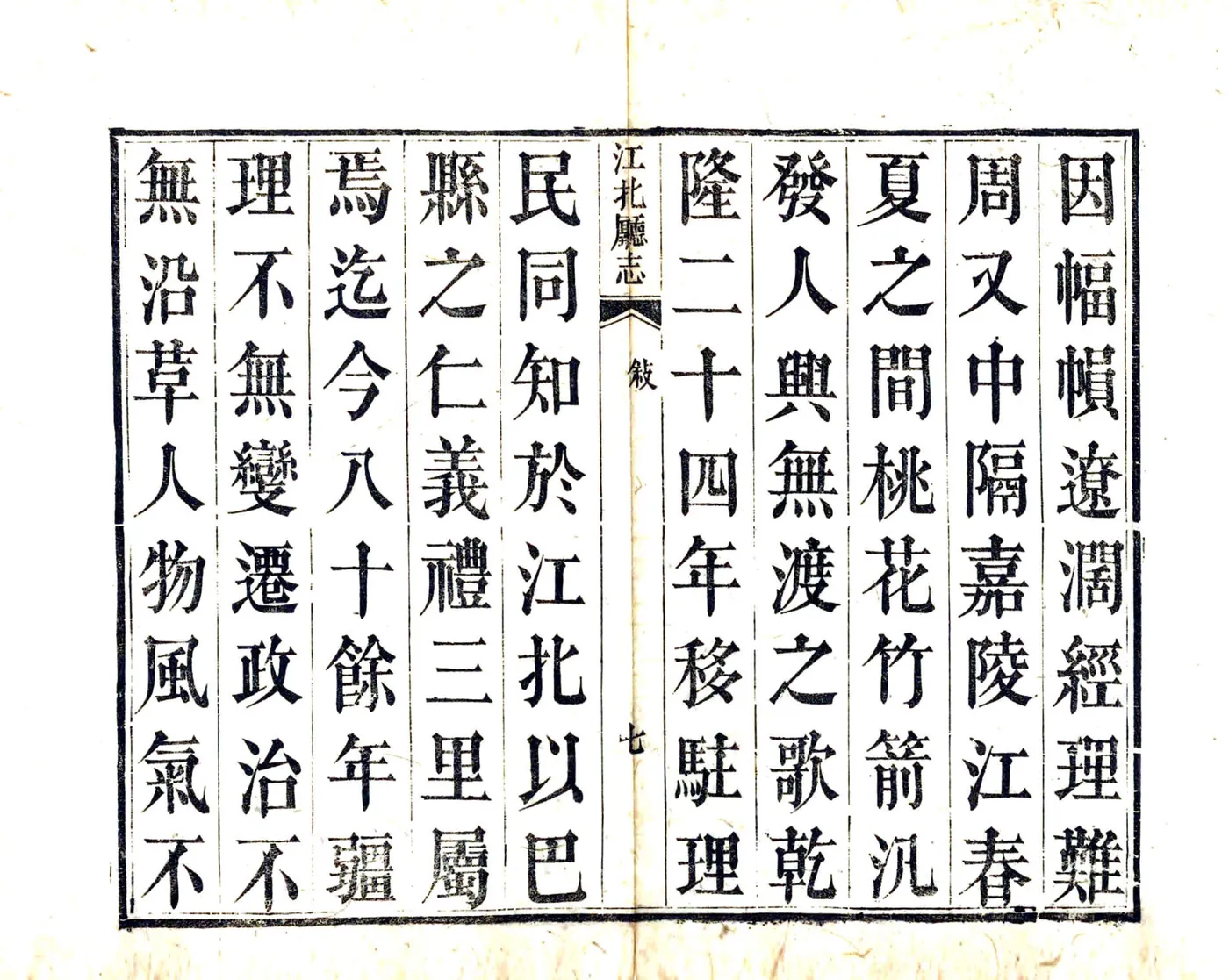 江北厅志（道光） 在线预览第8页