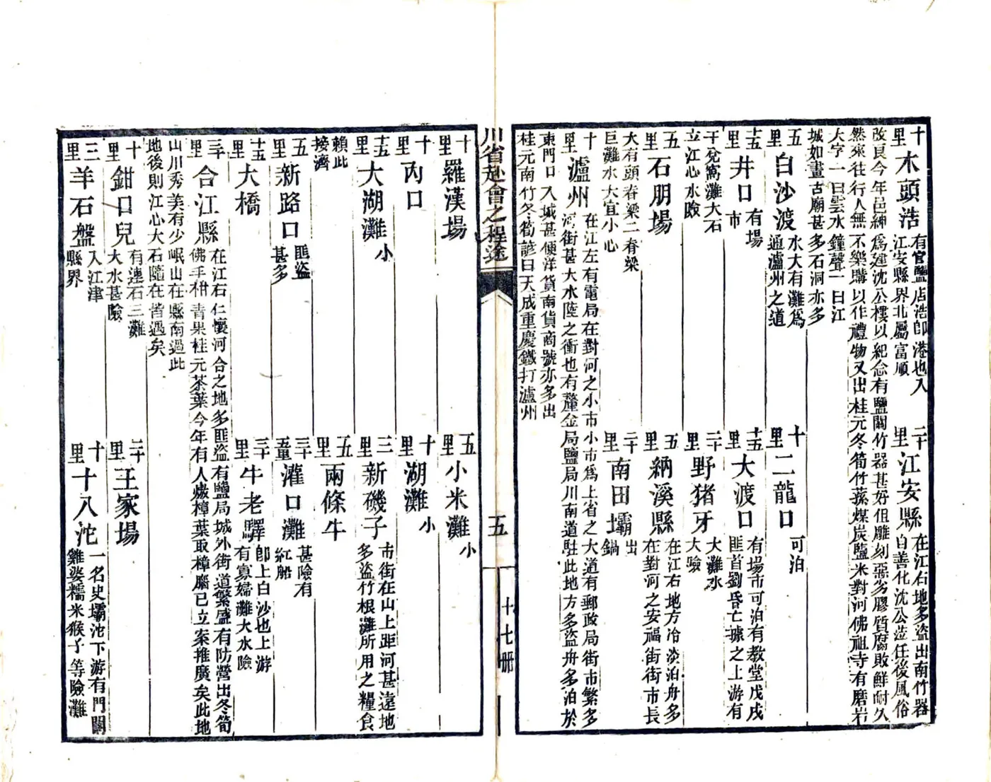 江程蜀道现势书（光绪）(20190326140248) 在线预览第6页