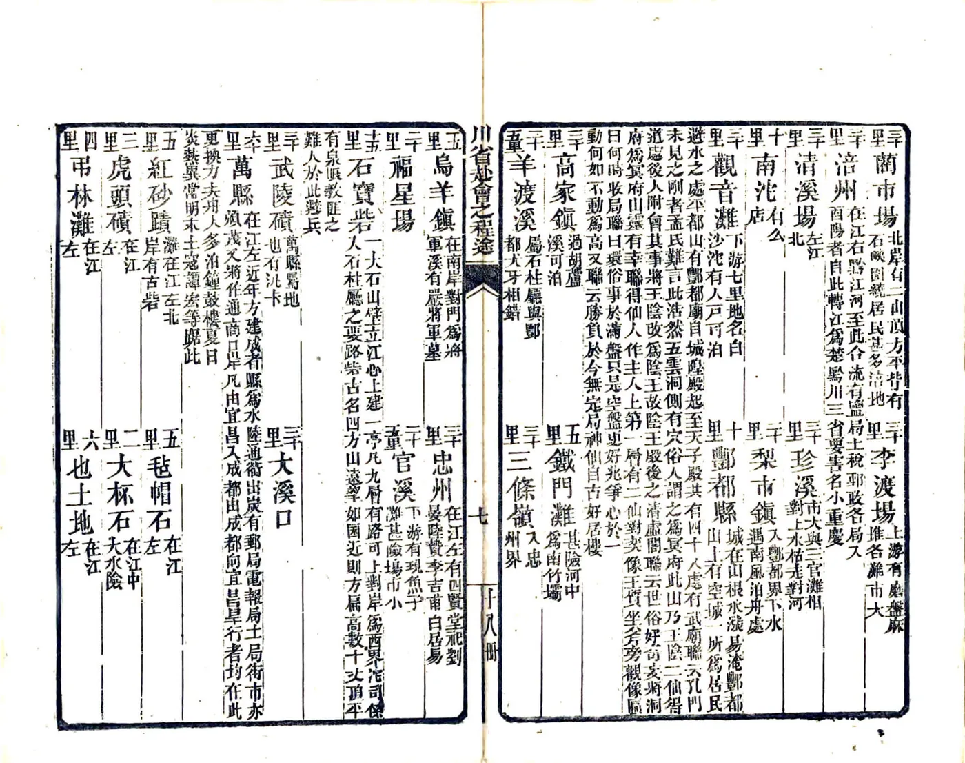江程蜀道现势书（光绪）(20190326140248) 在线预览第8页
