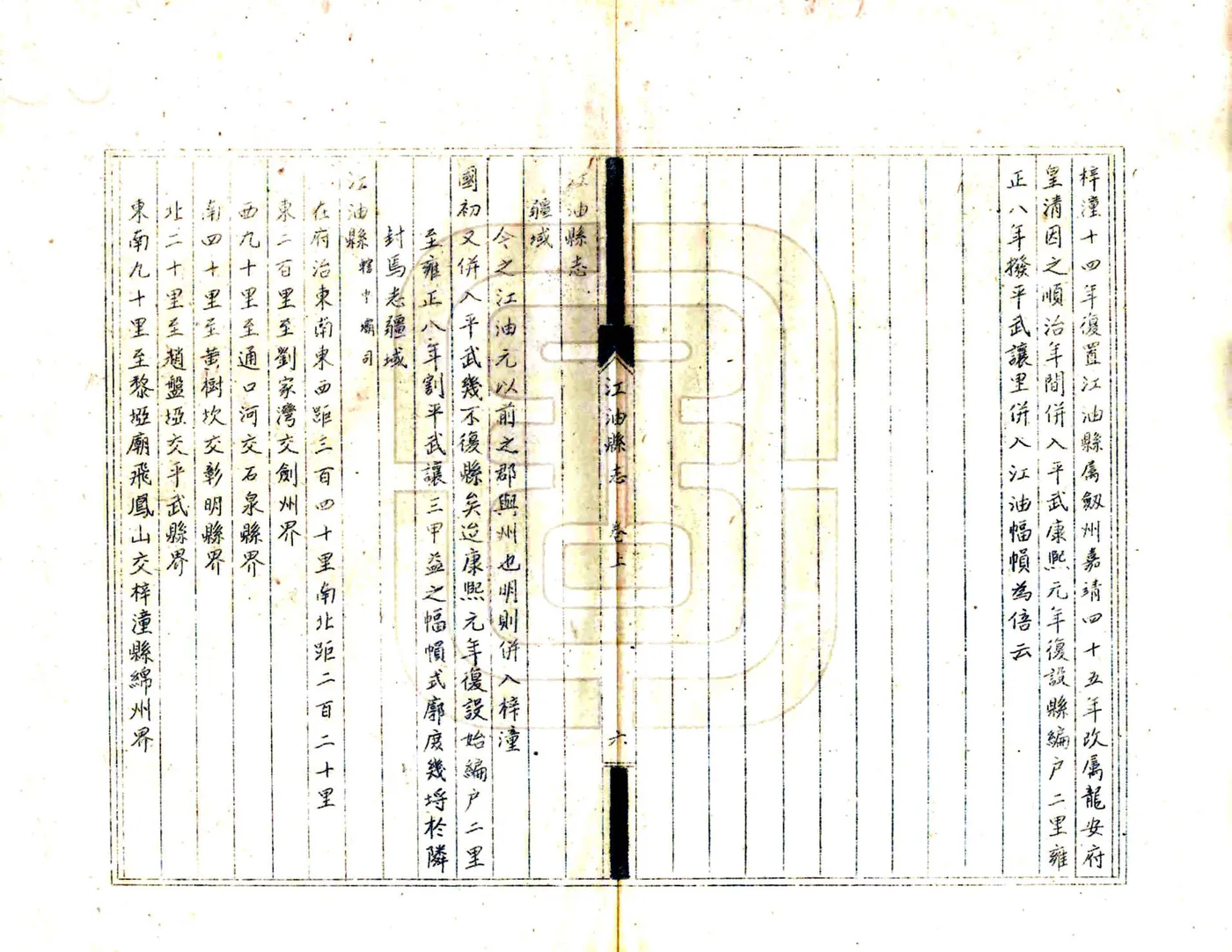 江油县志（雍正 油印乾隆本） 在线预览第8页