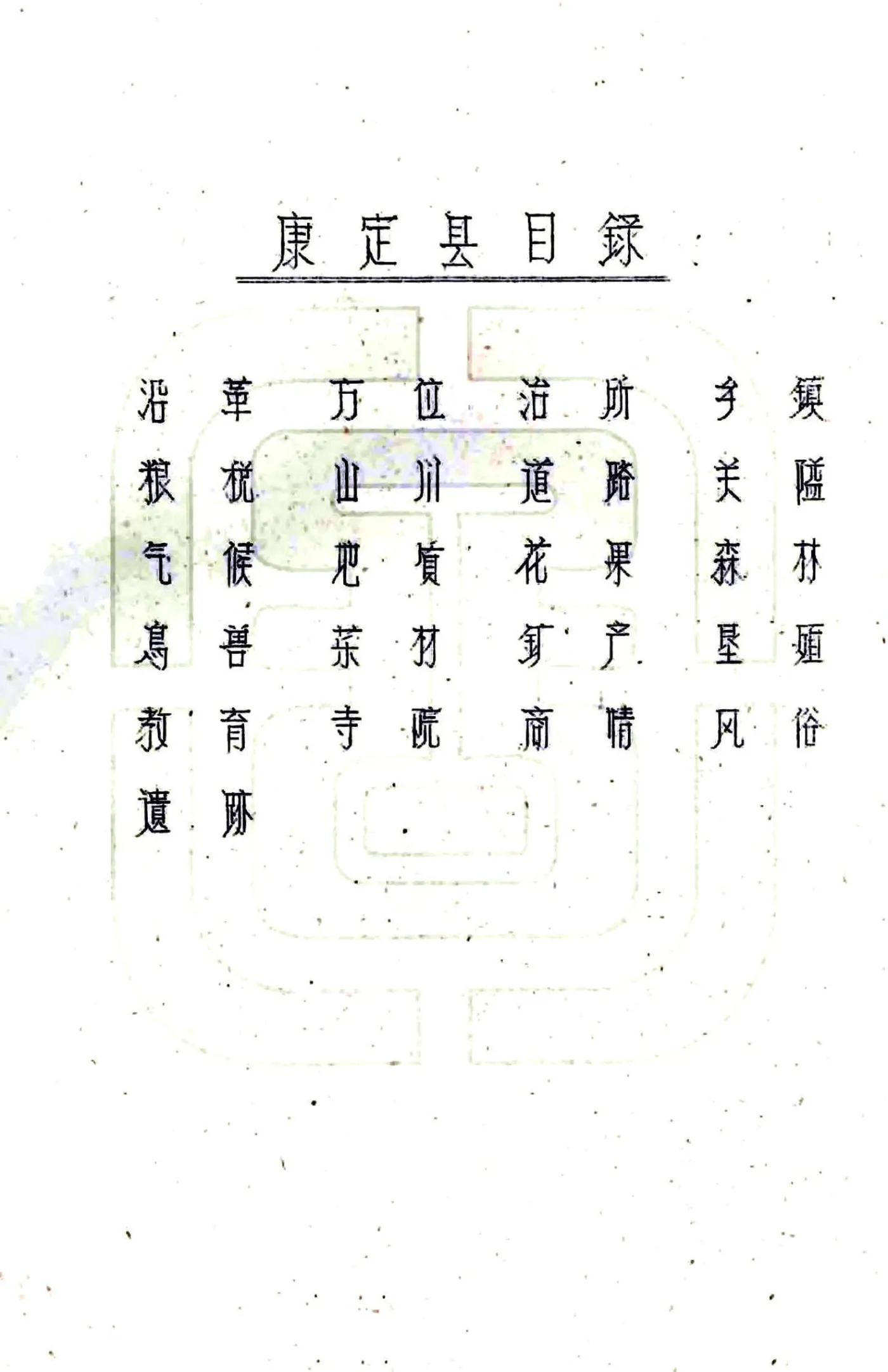 康定县图志（民国） 在线预览第3页