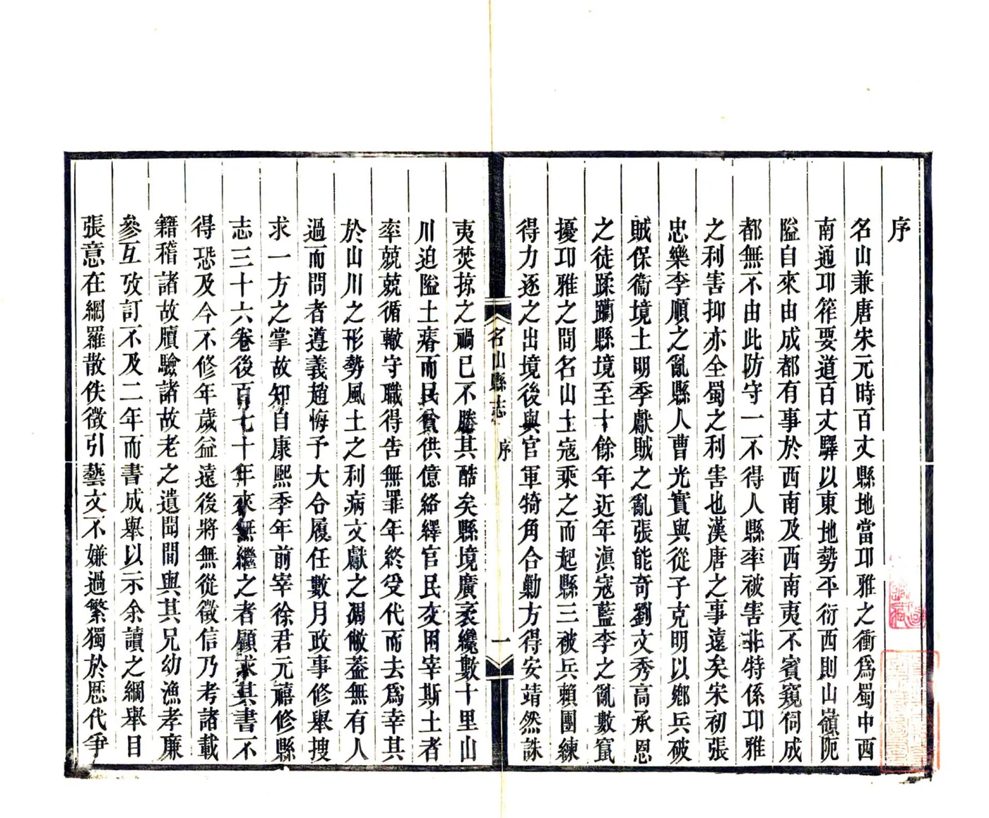 名山县志（光绪） 在线预览第3页
