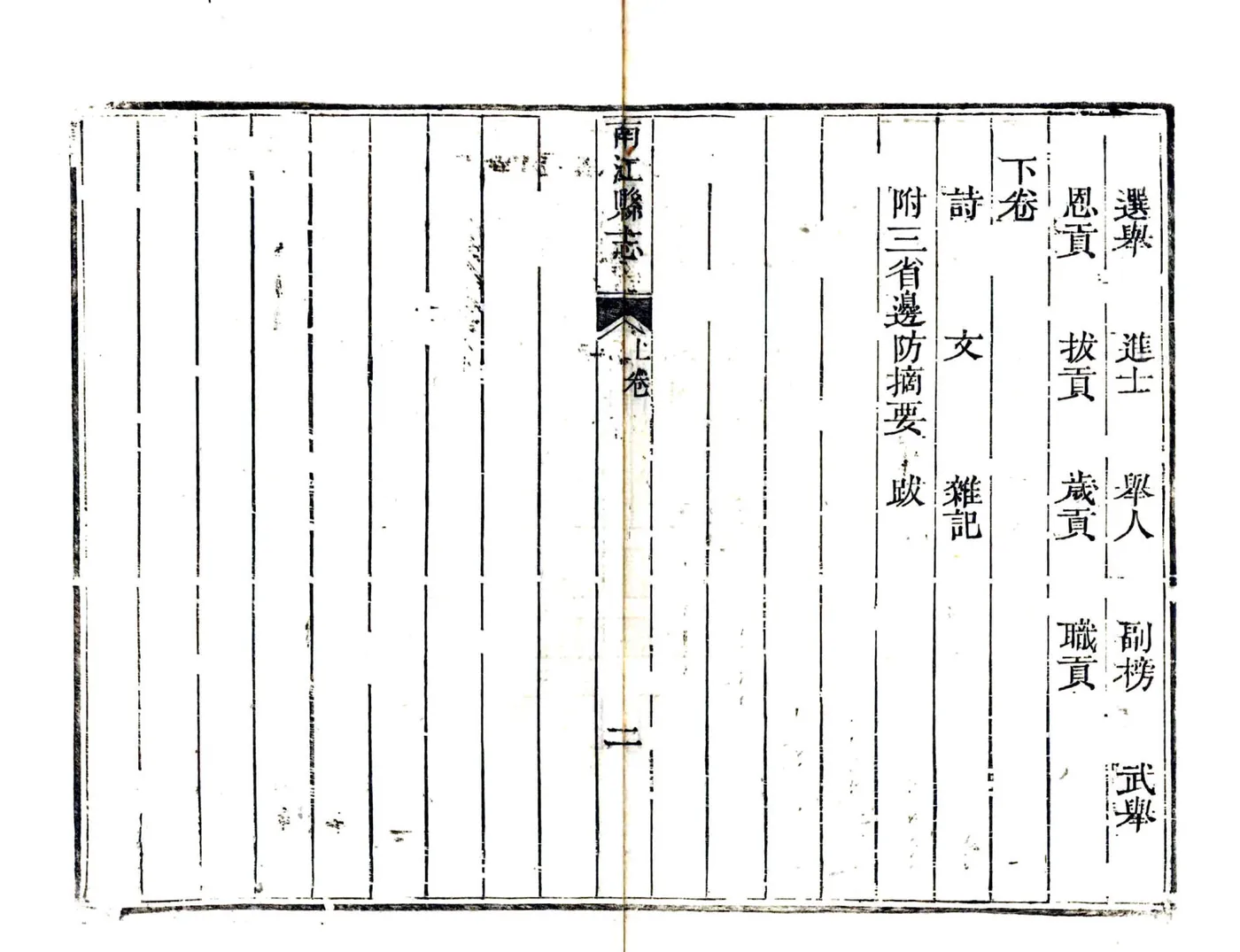 南江县志（道光） 在线预览第4页