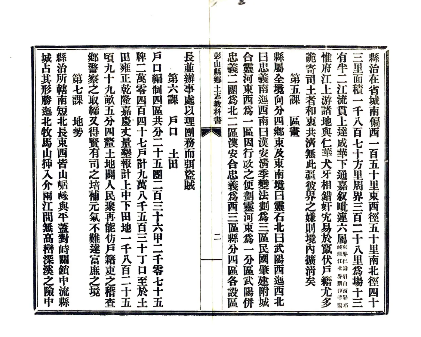 彭山县乡土志教科书（民国） 在线预览第6页