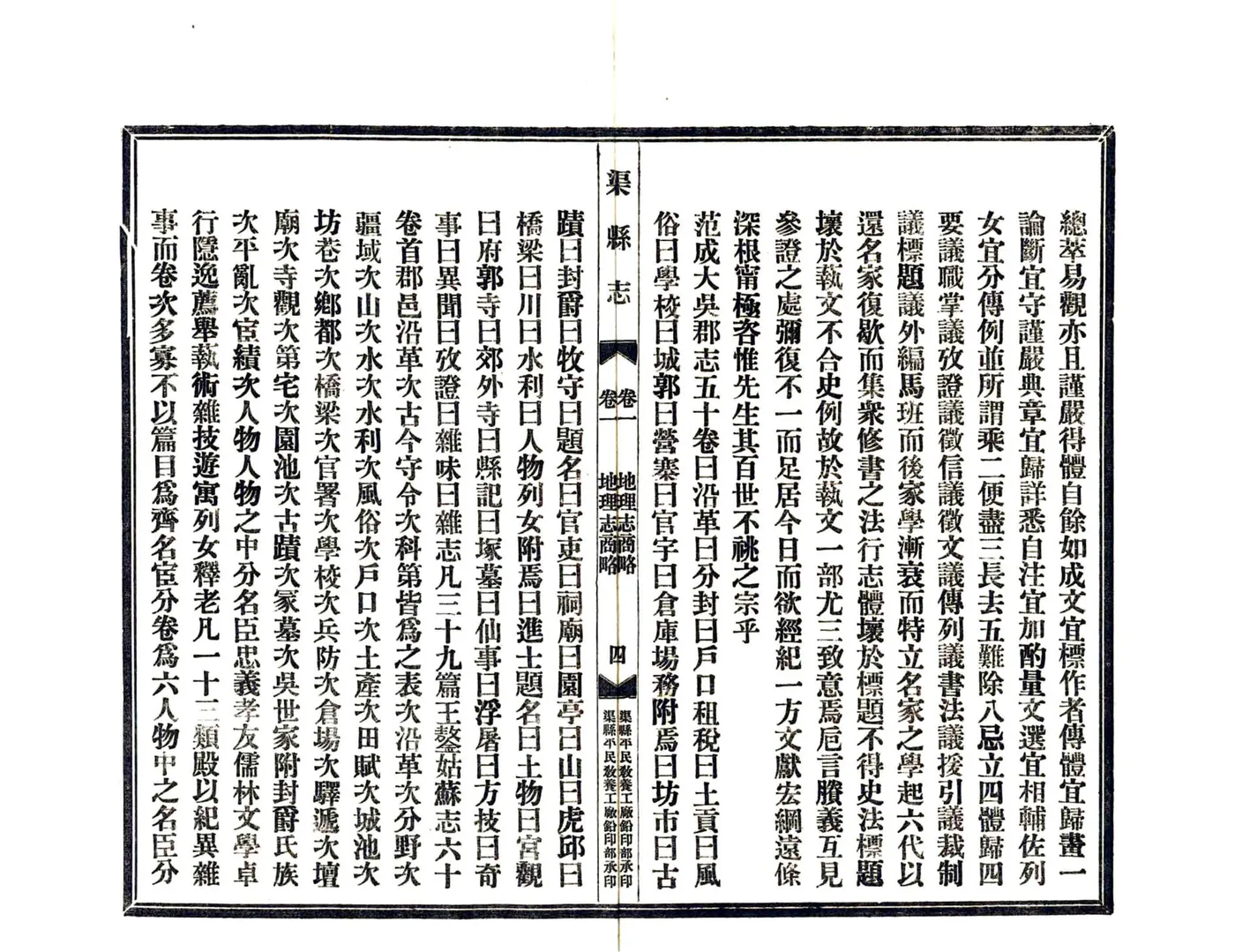 渠县志（民国） 在线预览第5页
