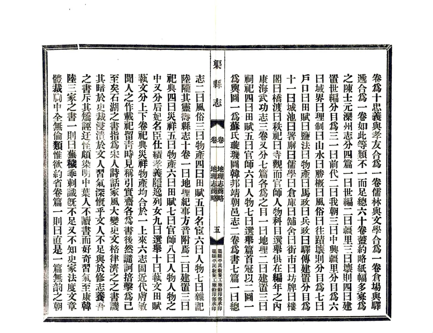 渠县志（民国） 在线预览第6页